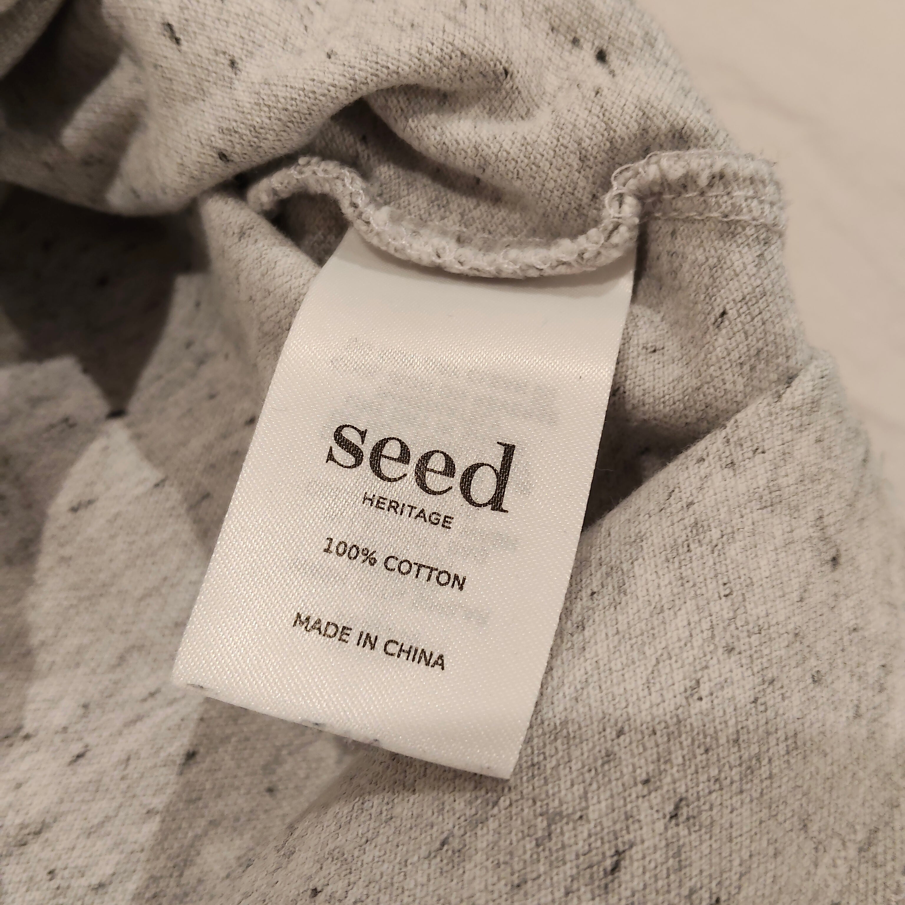 SEED Polo Shirt Size 10 Boys Grey Short Sleeve