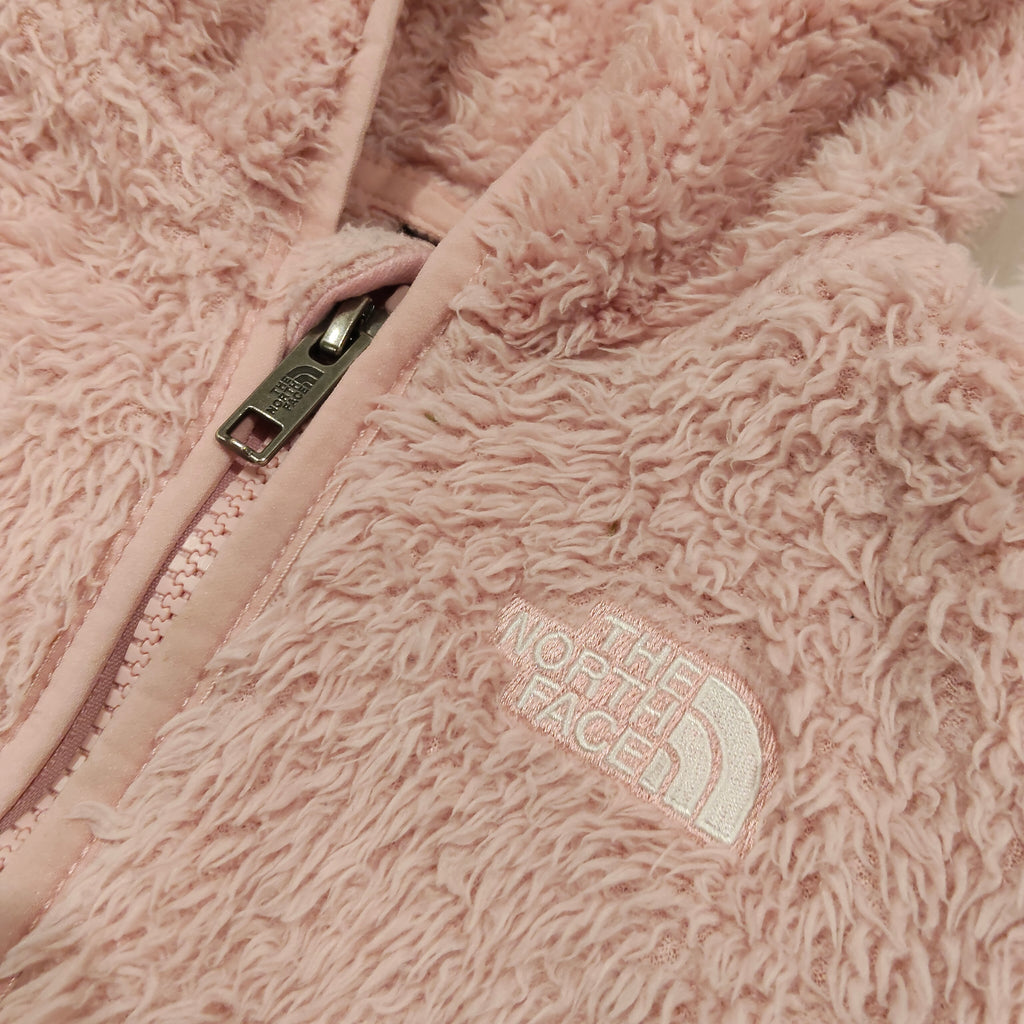 THE NORTH FACE Baby Bear Full Zip Hoodie - Light Pink Size 12-18M Baby