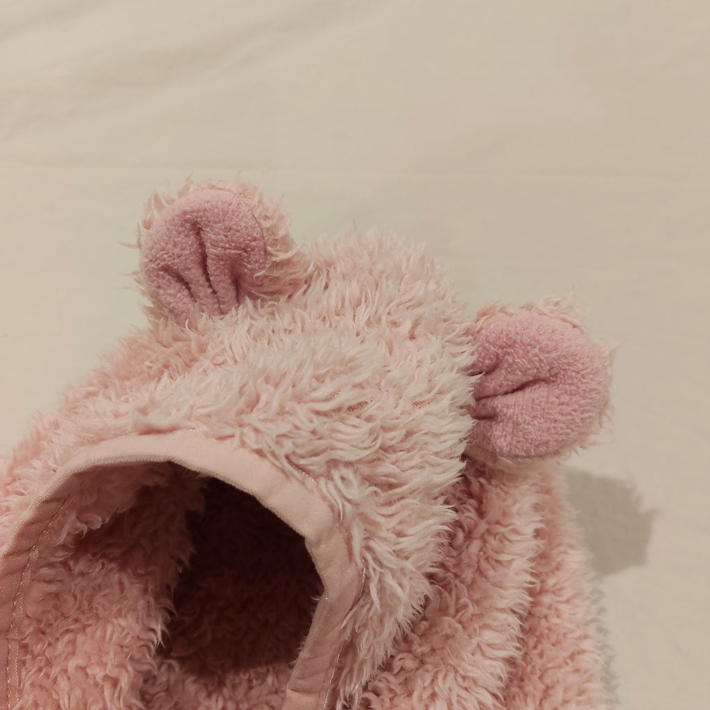 THE NORTH FACE Baby Bear Full Zip Hoodie - Light Pink Size 12-18M Baby