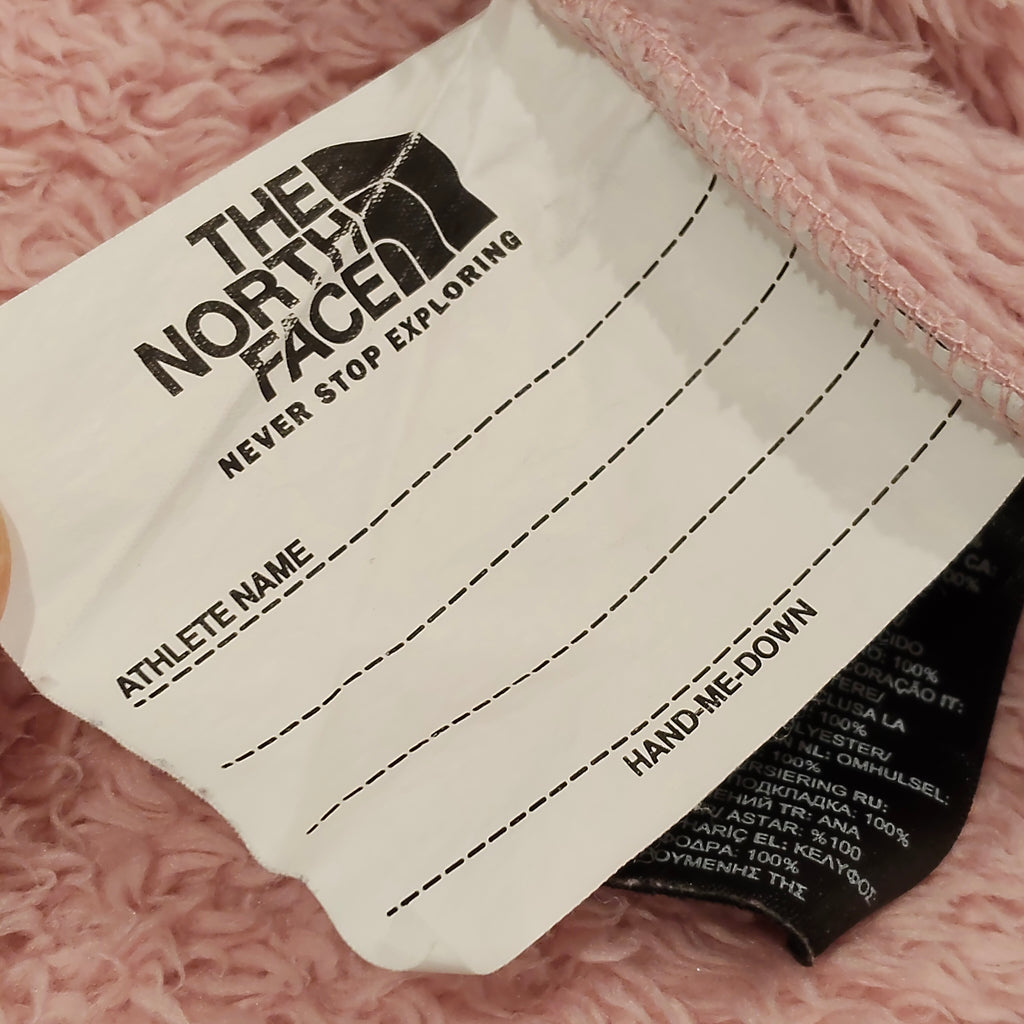 THE NORTH FACE Baby Bear Full Zip Hoodie - Light Pink Size 12-18M Baby