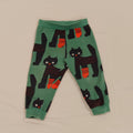 GORMAN Playground track pants size 18-24M baby Black Cat Print