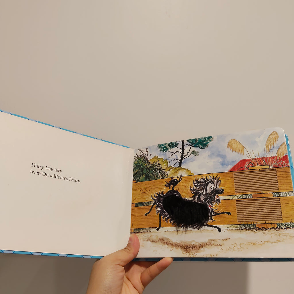 "Hairy Maclary and Friends: A Touch & Feel Book" by Lynley Dodd BOARDBOOK
