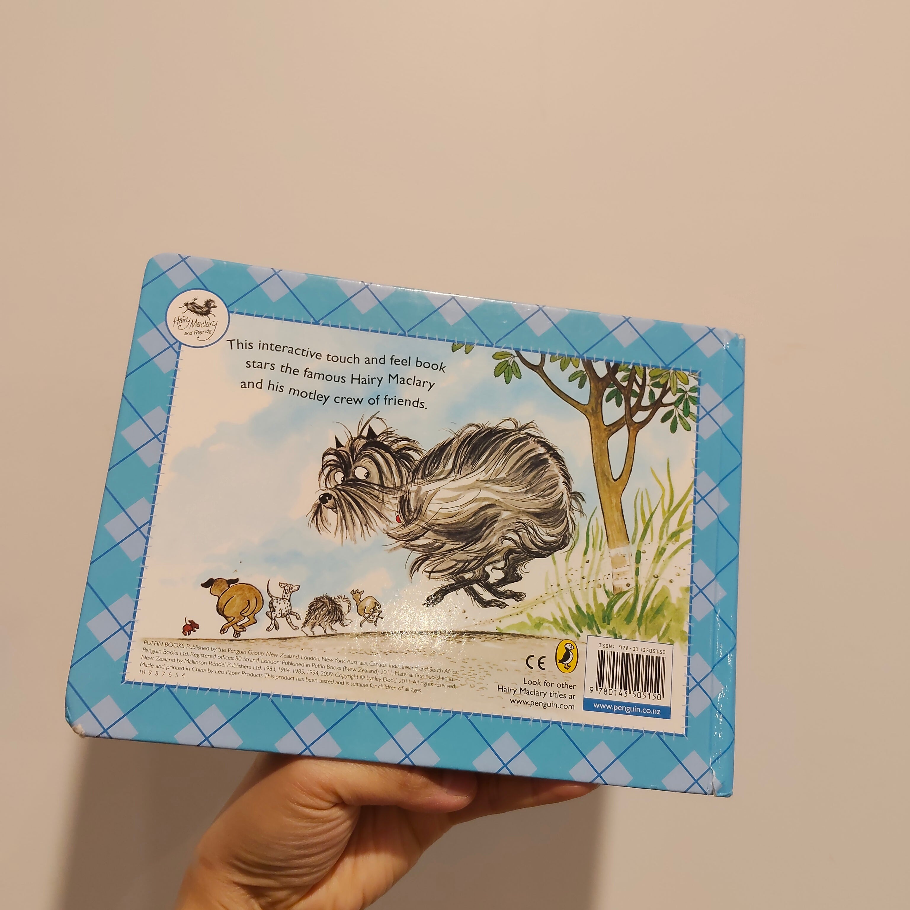 "Hairy Maclary and Friends: A Touch & Feel Book" by Lynley Dodd BOARDBOOK