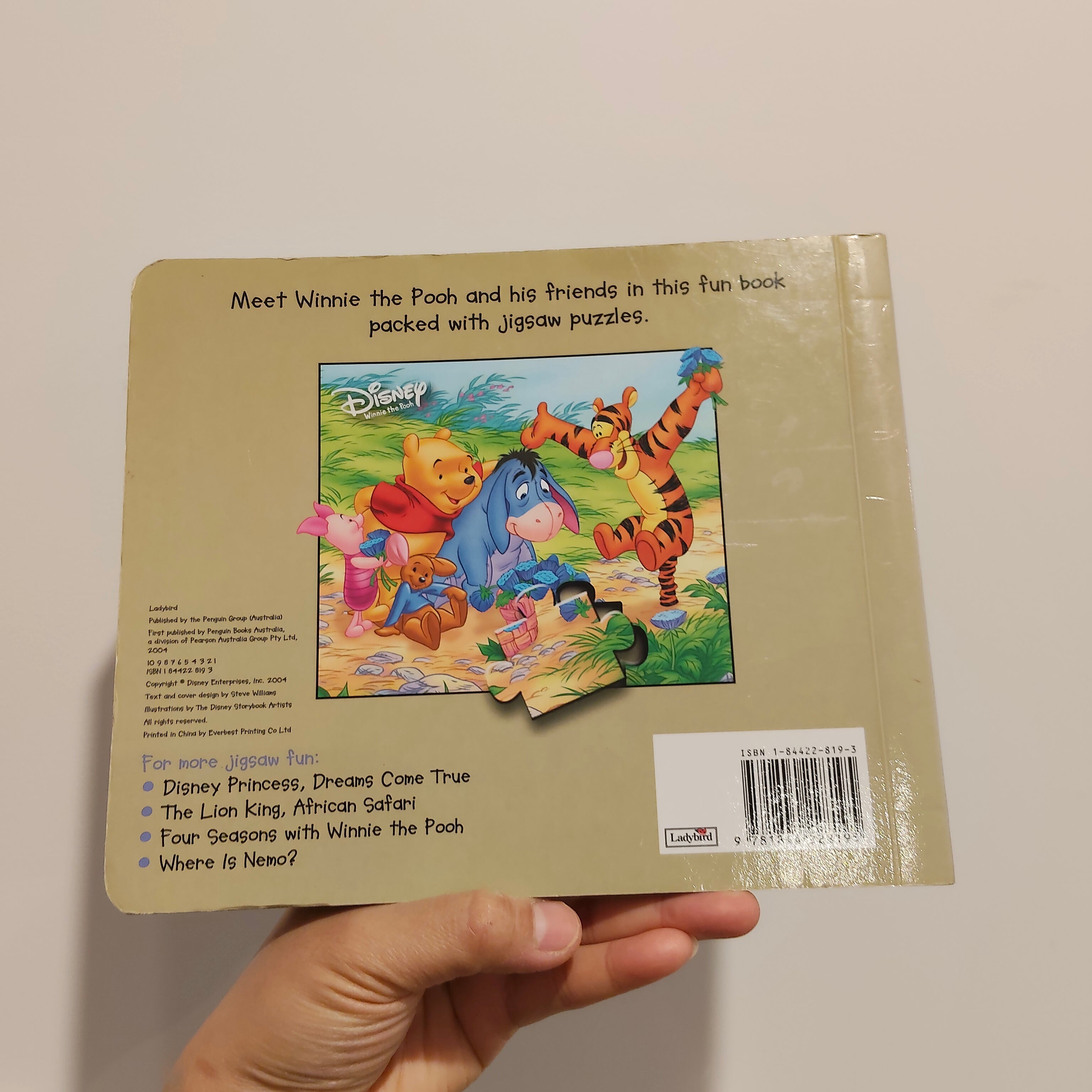 DISNEY Winnie the Pooh "Hundred-Acre Friends" jigsaw BOARDBOOK