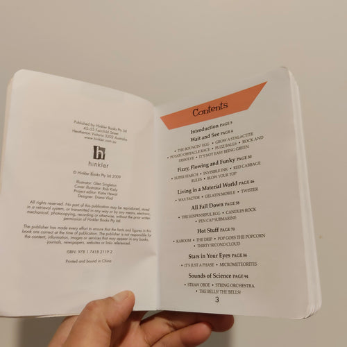 "Pocket Pal: Science Experiments" published by Hinkler Books BOOK Paperback