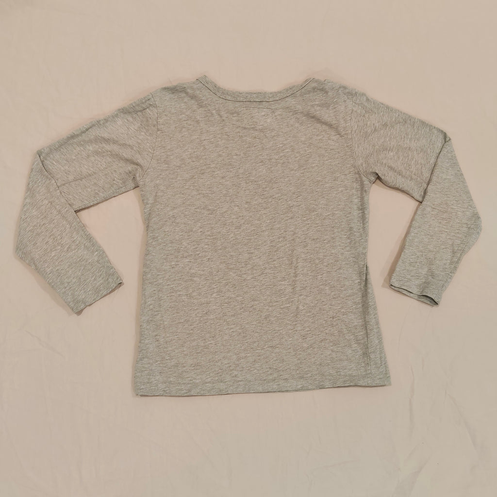 COUNTRY ROAD top size 8yr unisex long sleeve grey