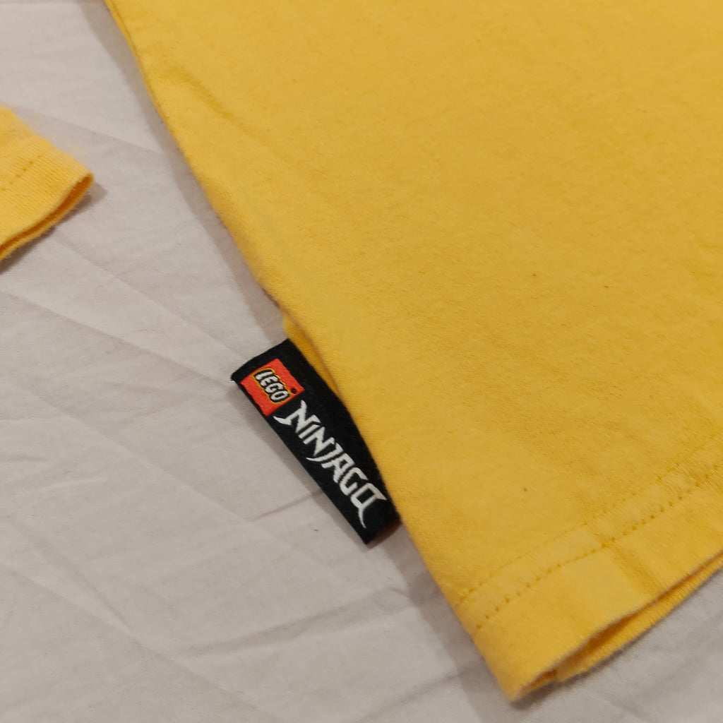LEGO NINJAGO hoodie top size 9 boys yellow