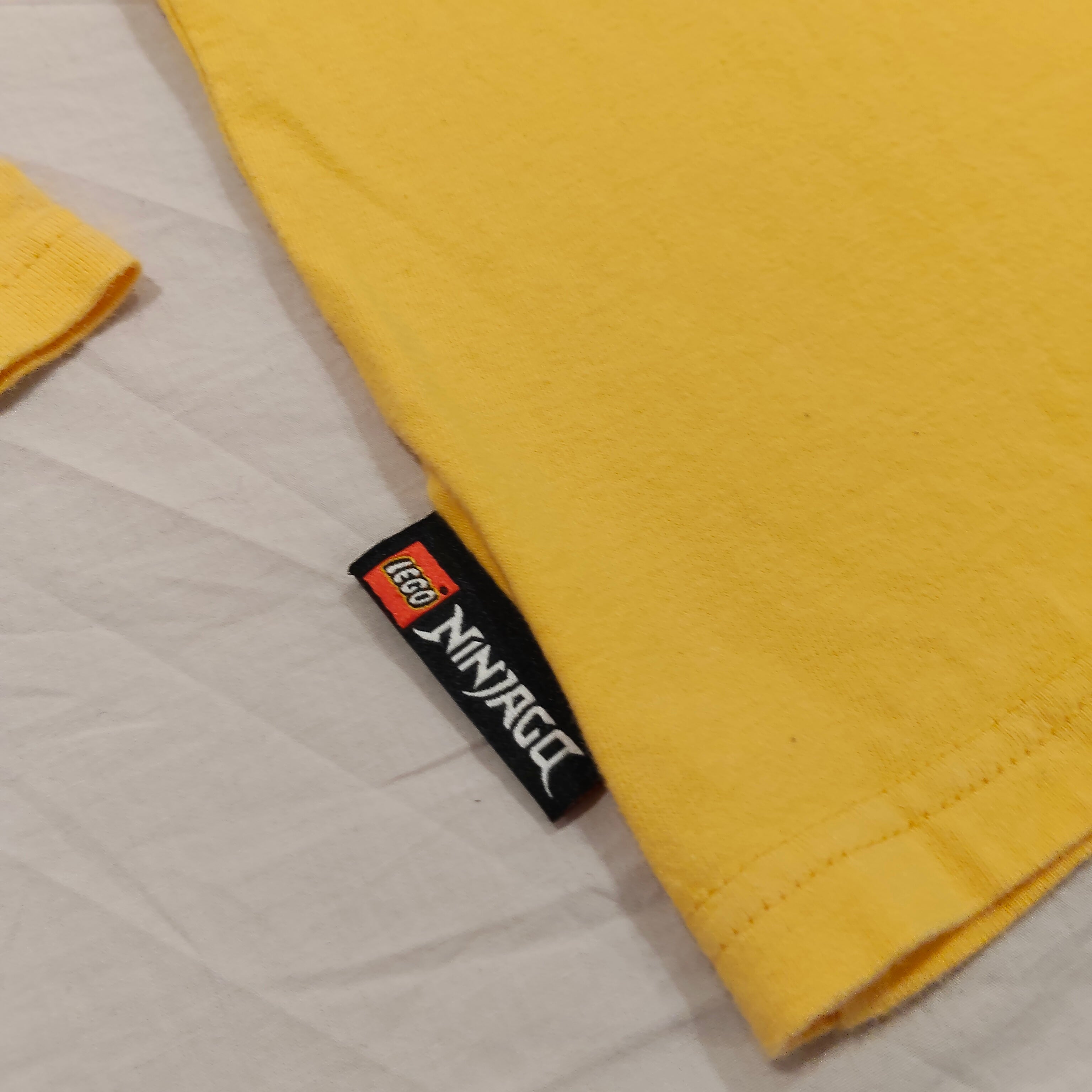 LEGO NINJAGO hoodie top size 9 boys yellow