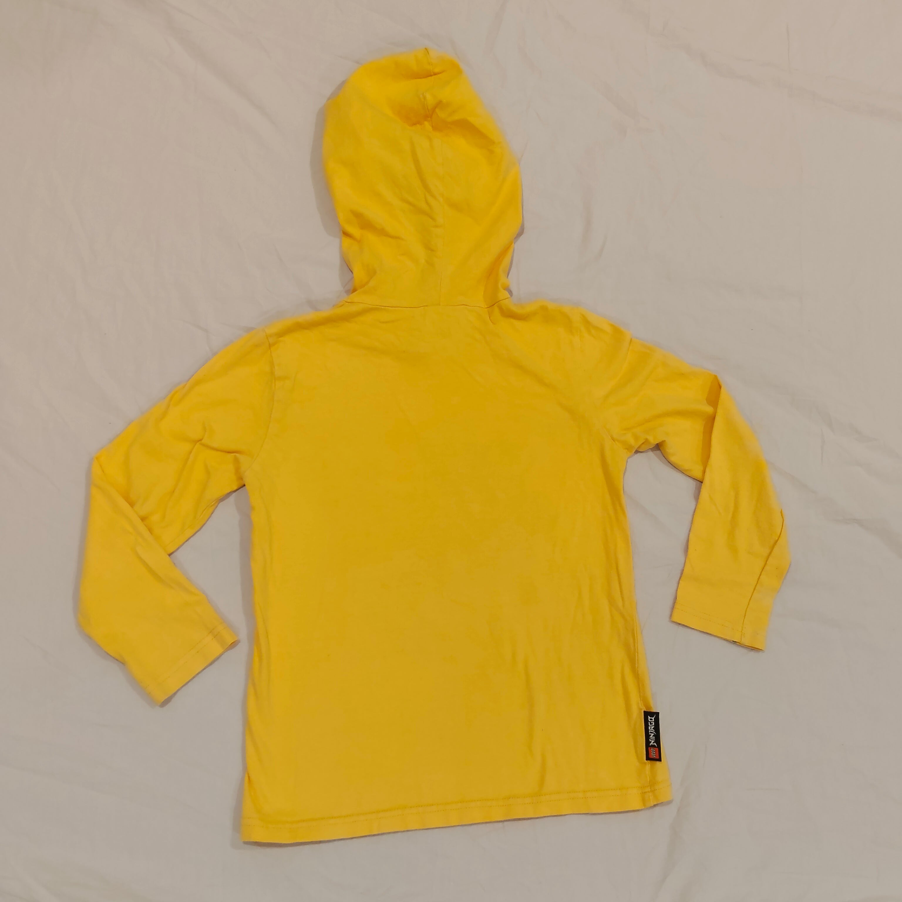 LEGO NINJAGO hoodie top size 9 boys yellow
