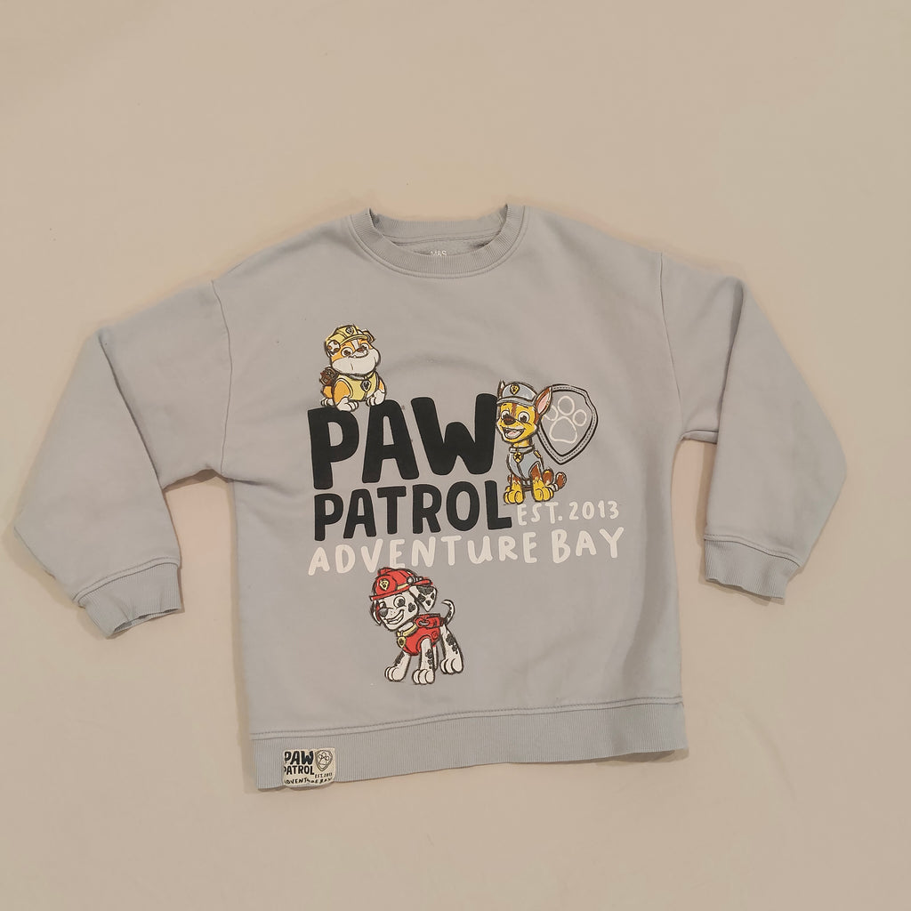M&S Paw Patrol Jumper Size 7-8Yrs Boys