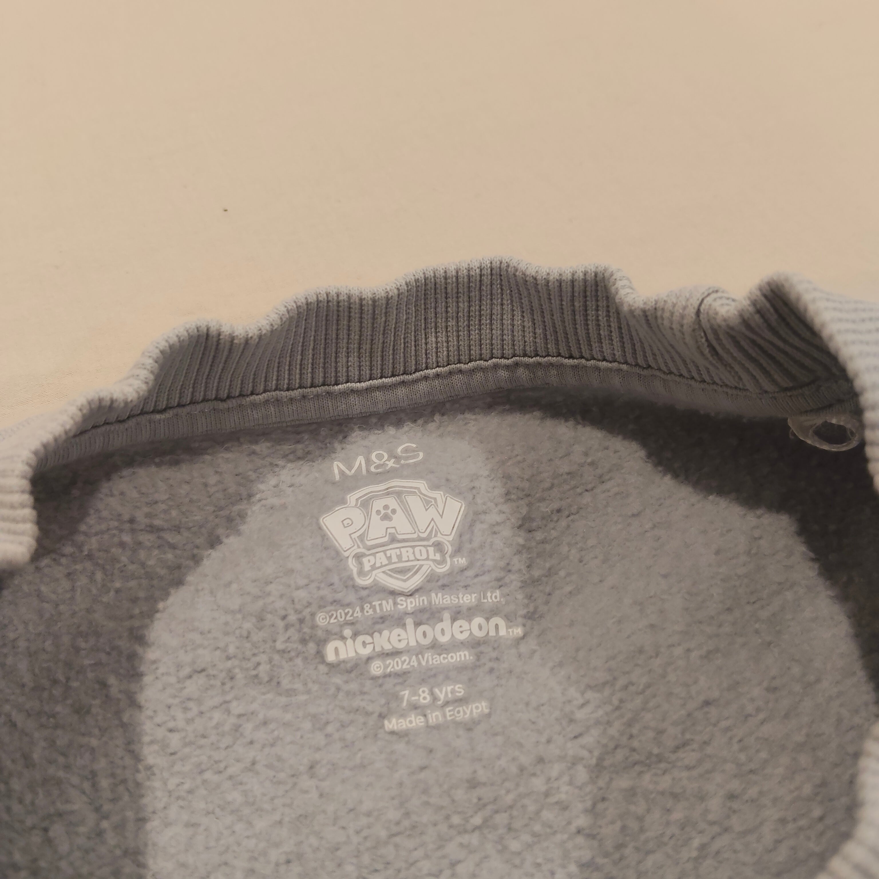 M&S Paw Patrol Jumper Size 7-8Yrs Boys