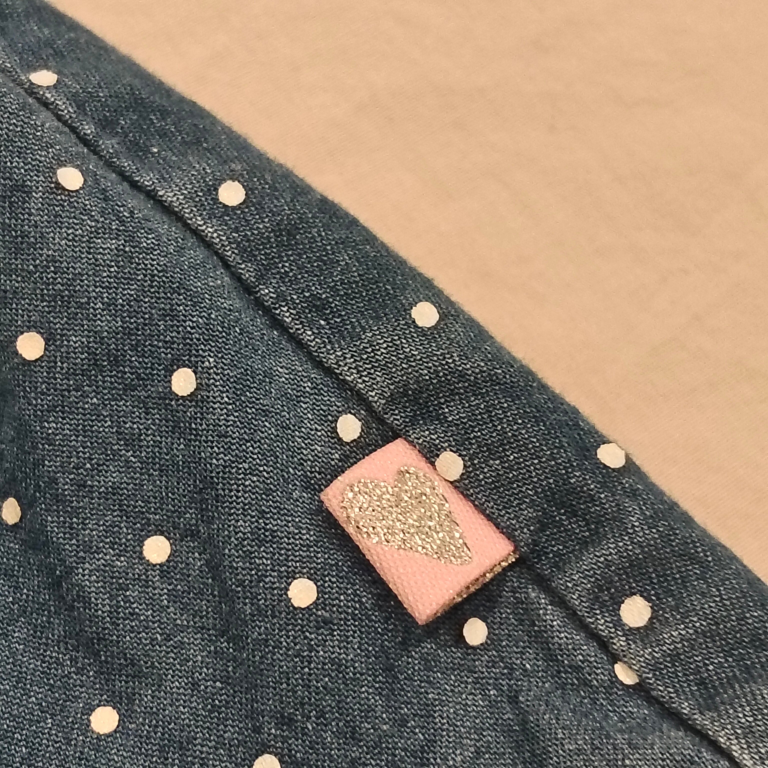 TEENY WEENY overall dress size 3-6M Baby Girls polkadot