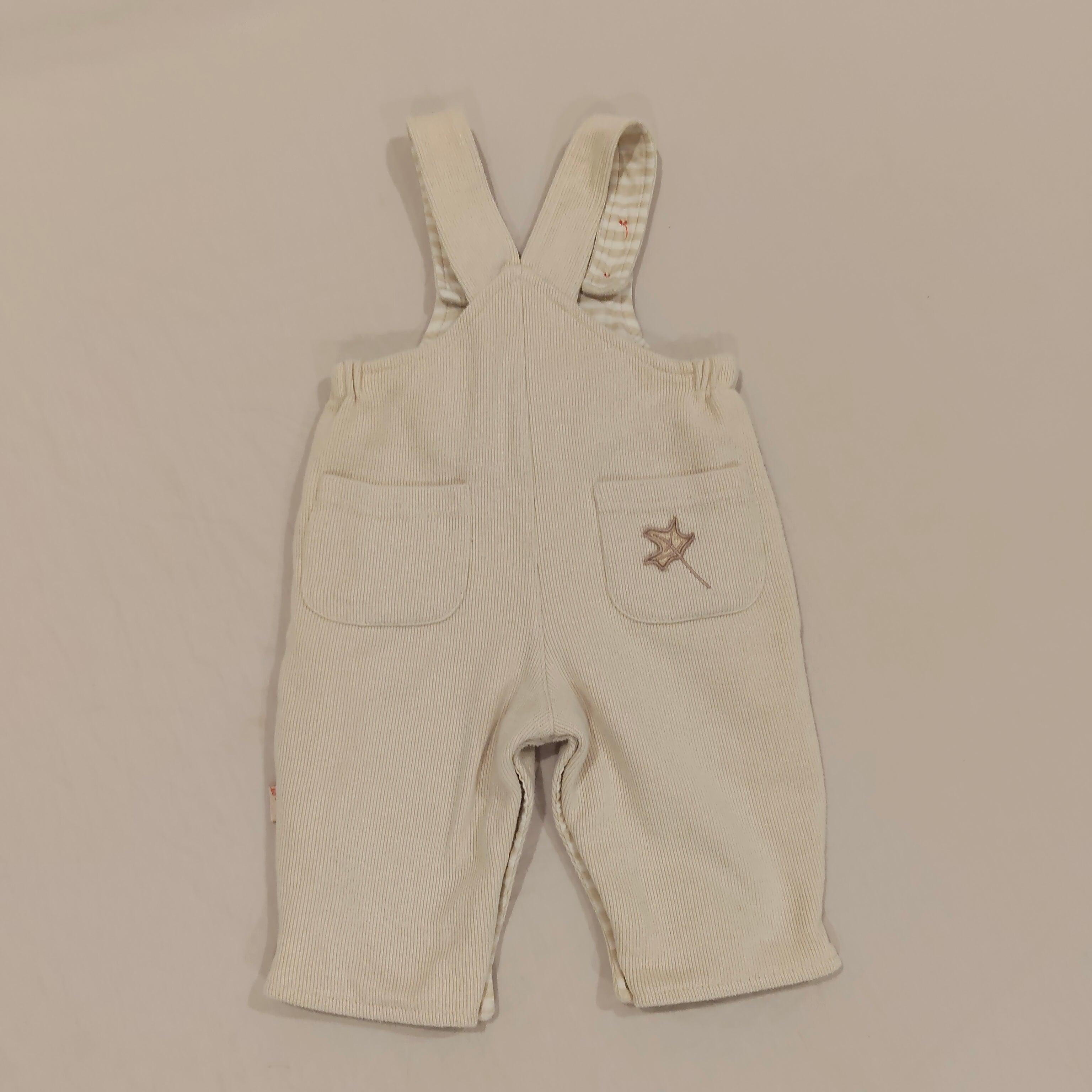 PUMPKIN PATCH Knit Overall Size 3-6M Baby Teddy Bear