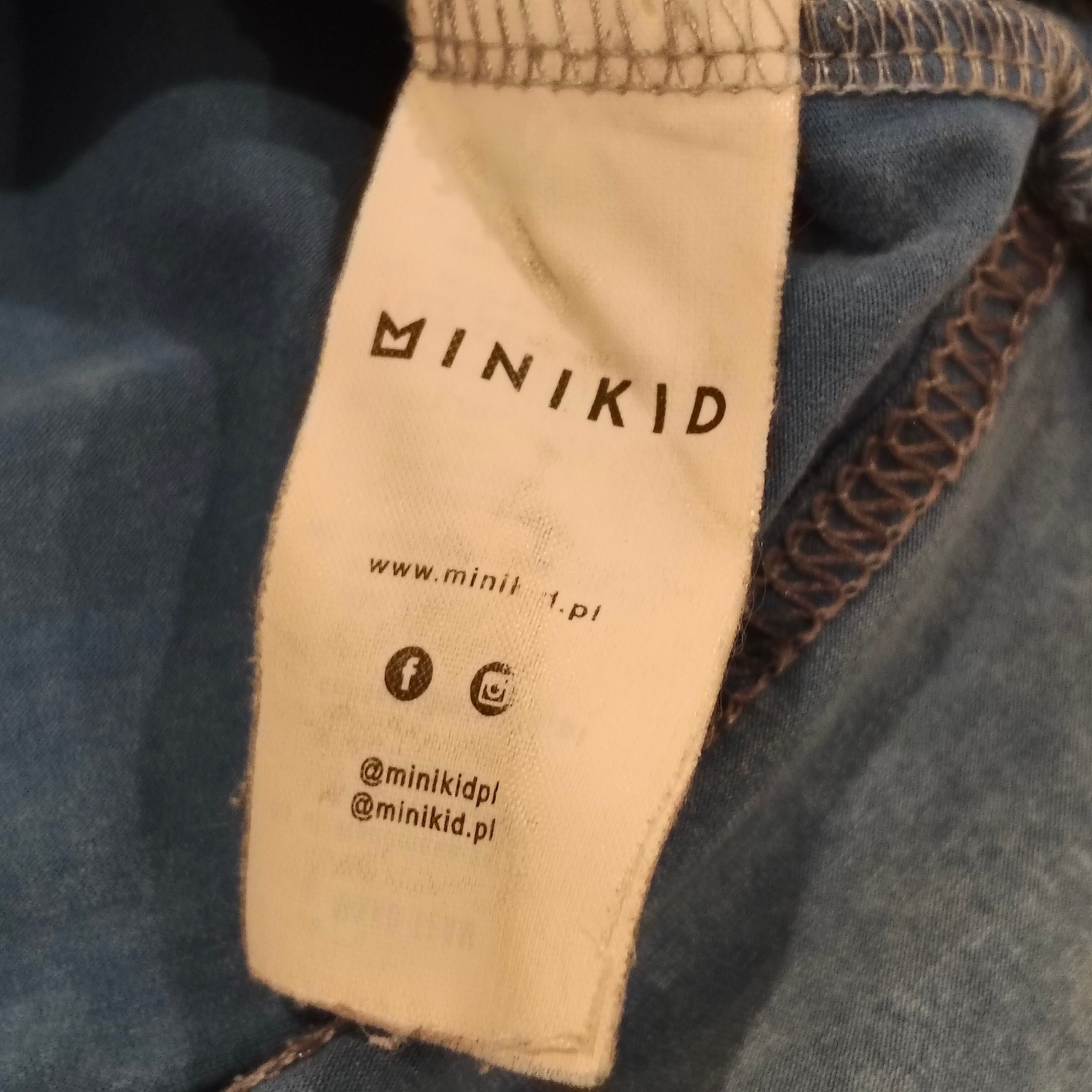 MINIKID Acid Dark Grey top size 9-12M Baby Short Sleeve