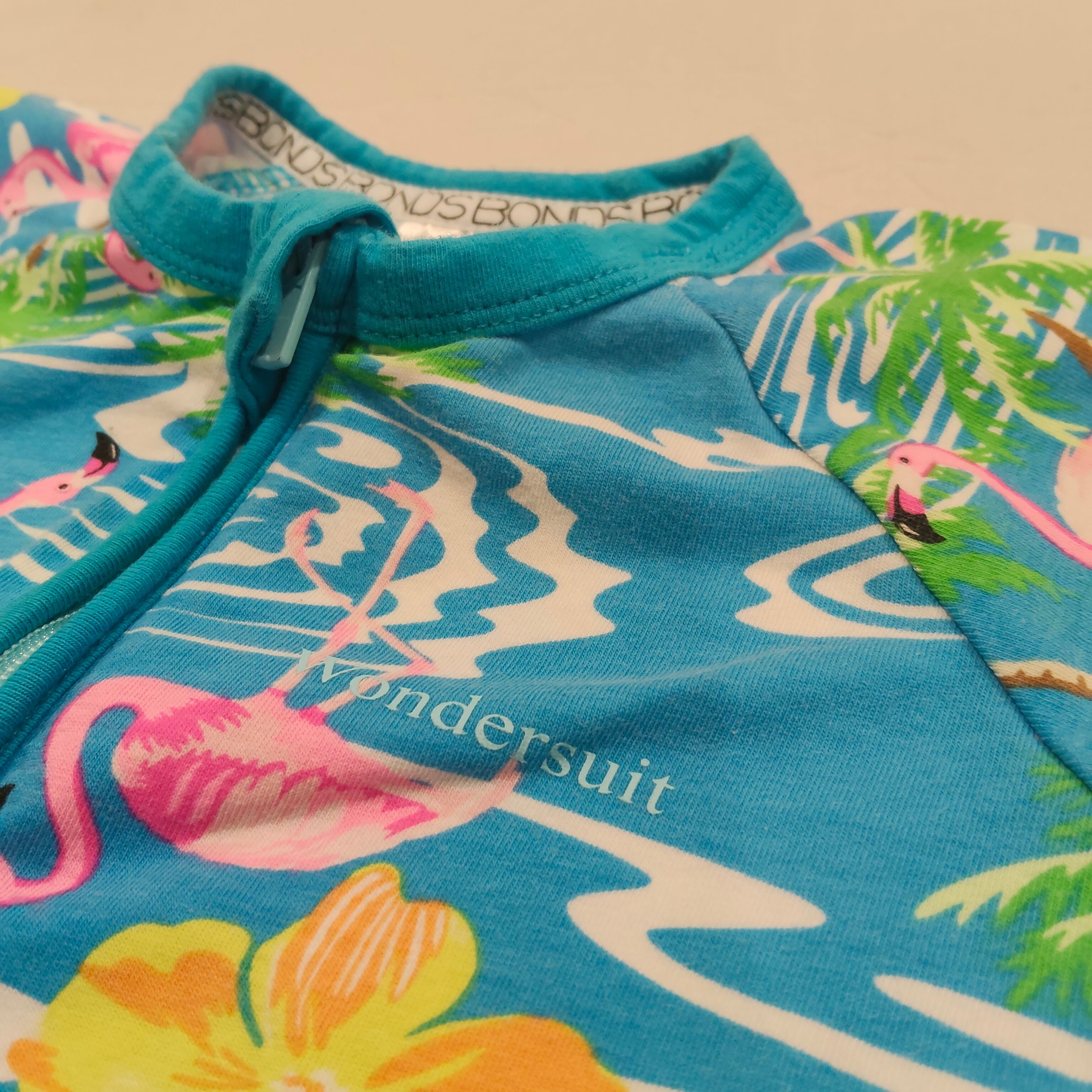 BONDS romper size 6-12M Baby Flamingo