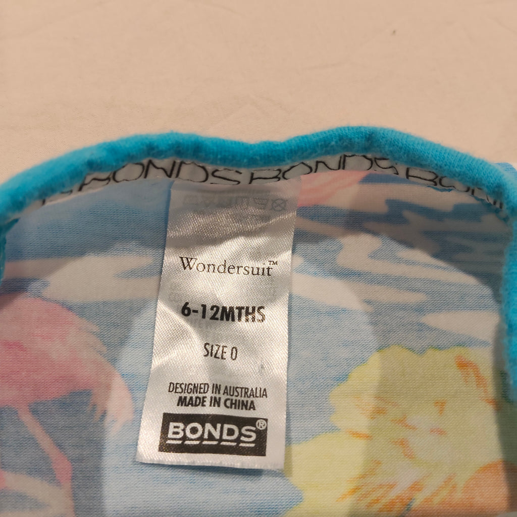 BONDS romper size 6-12M Baby Flamingo