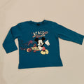 DISNEY Mickey Mouse top size 8 Boys Long Sleeve Blue