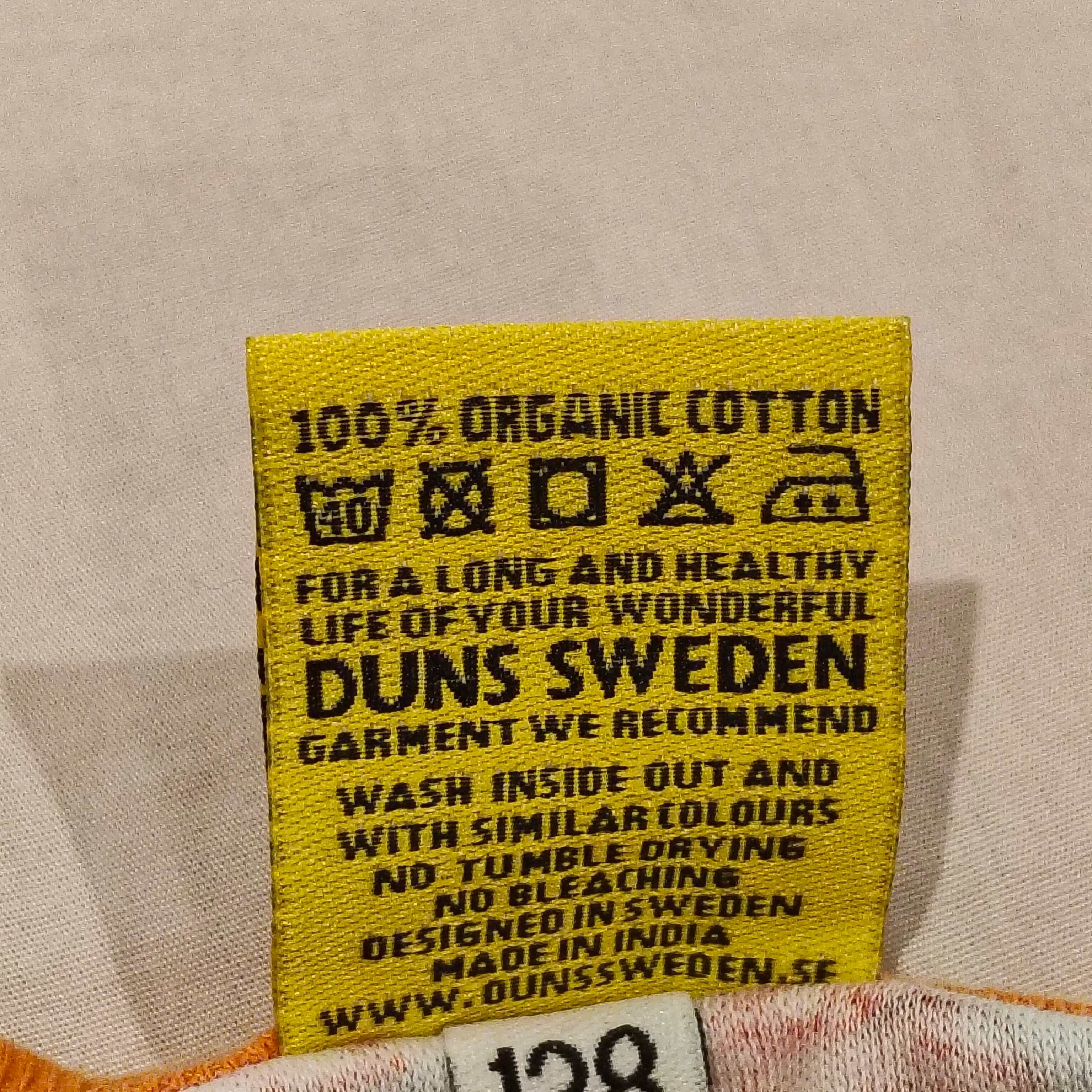 DUNS Sweden top size 7-8yrs Girls sunflower and mushroom print