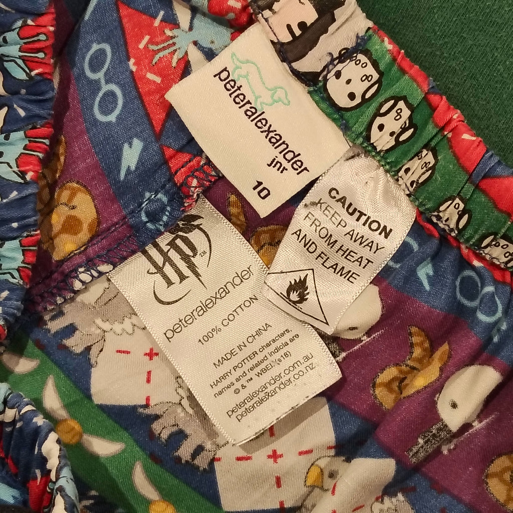 PETER ALEXANDER pyjama set size 10 unisex - Harry Potter short sleeve