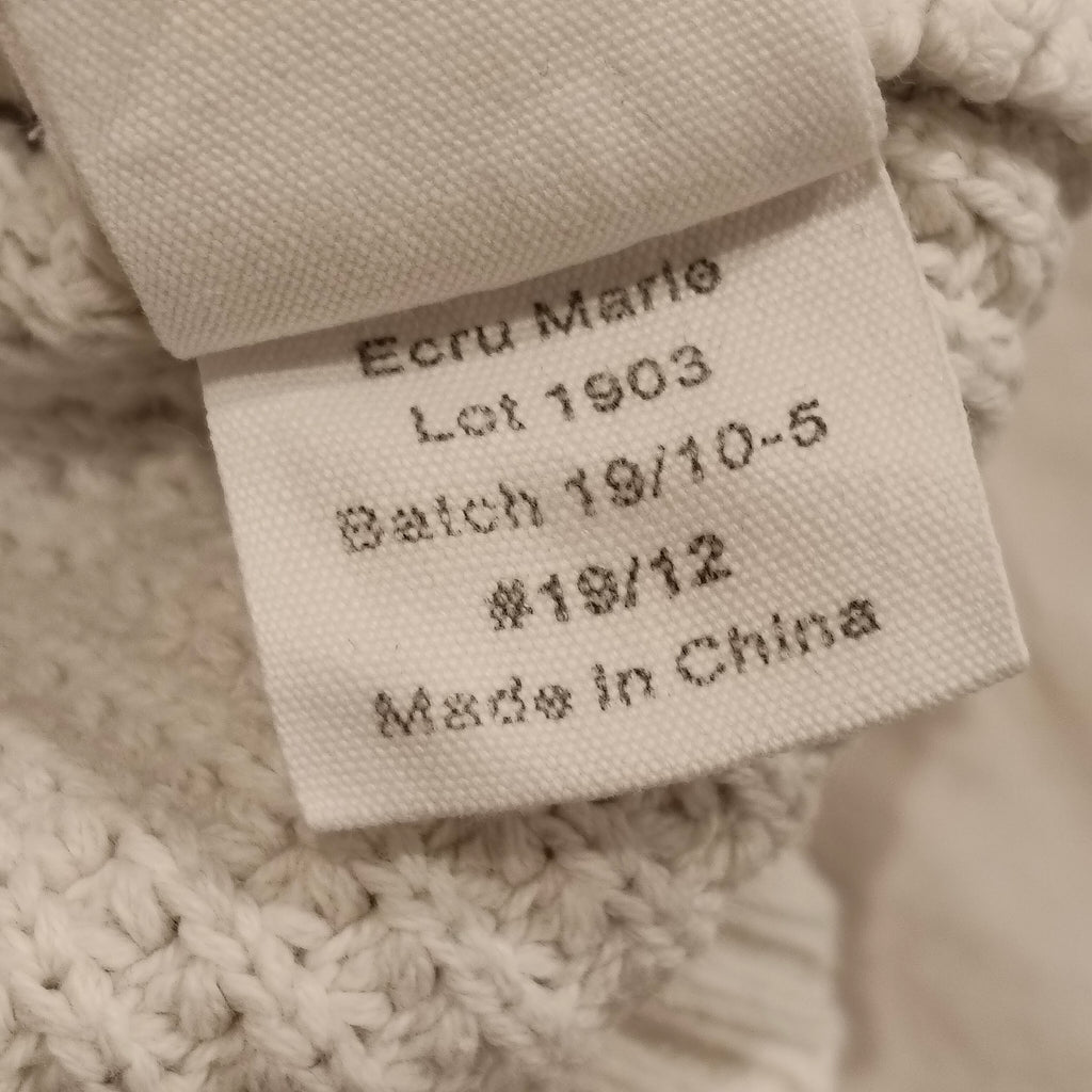 JAMIE KAY knit jumper size 3yrs unisex - off white