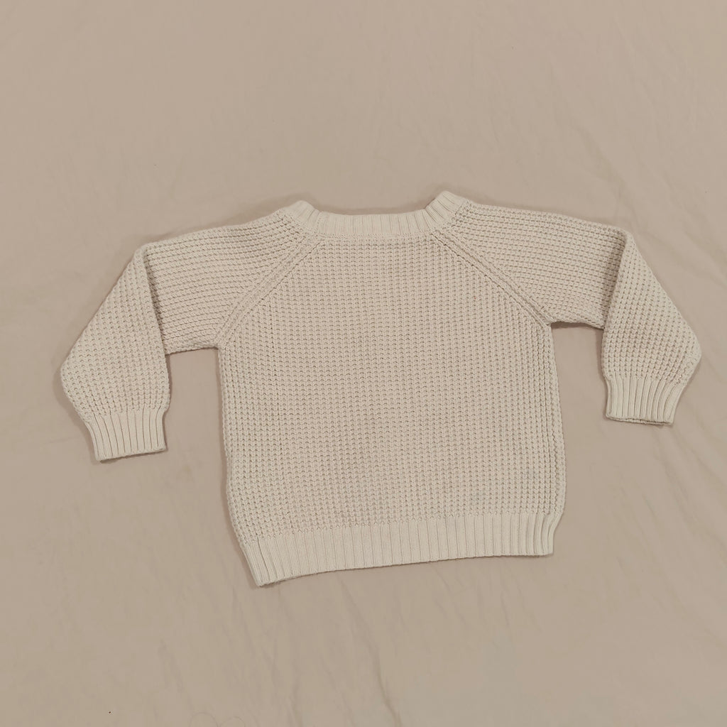 JAMIE KAY knit jumper size 3yrs unisex - off white