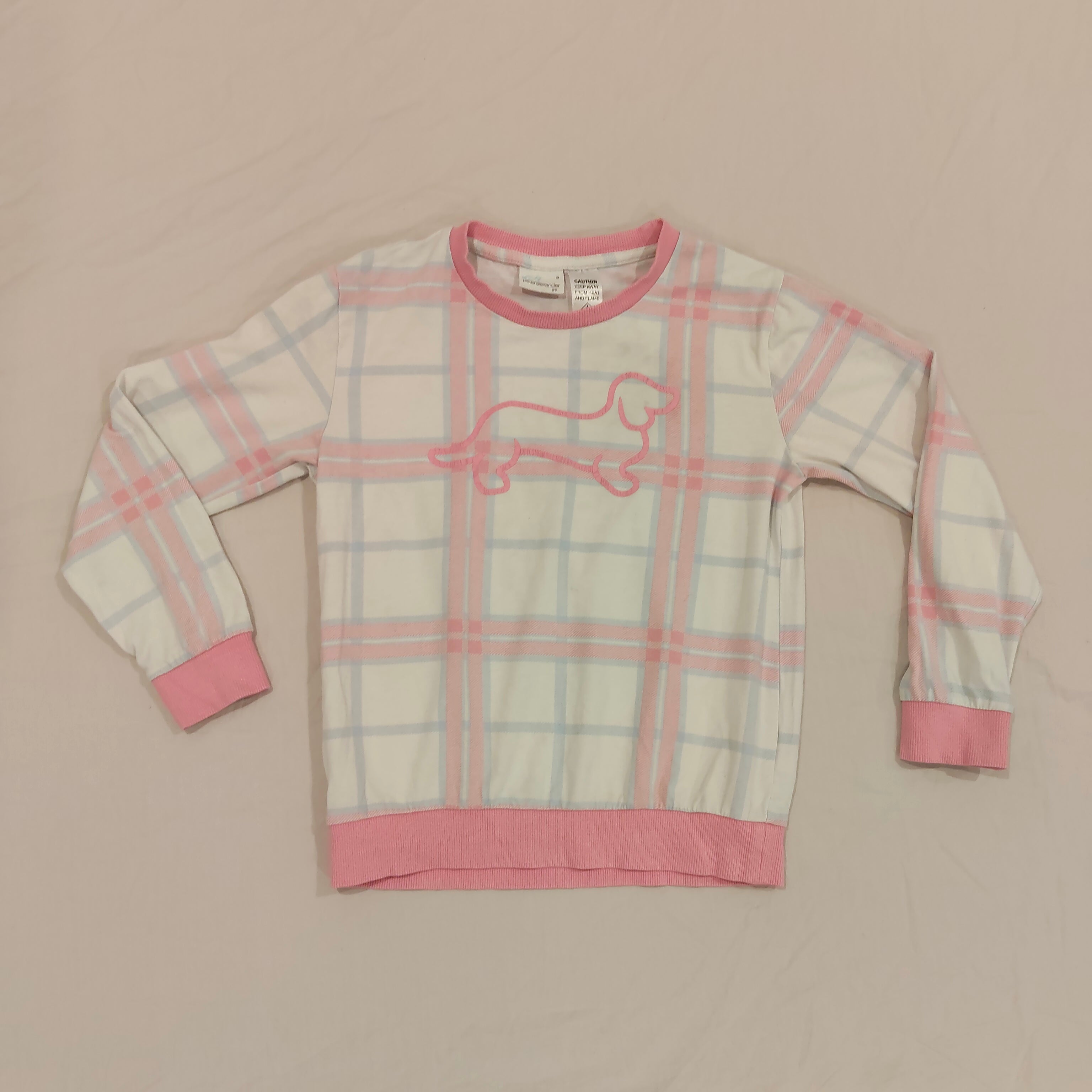 PETER ALEXANDER Pyjama Top Size 8 Long Sleeve Girls