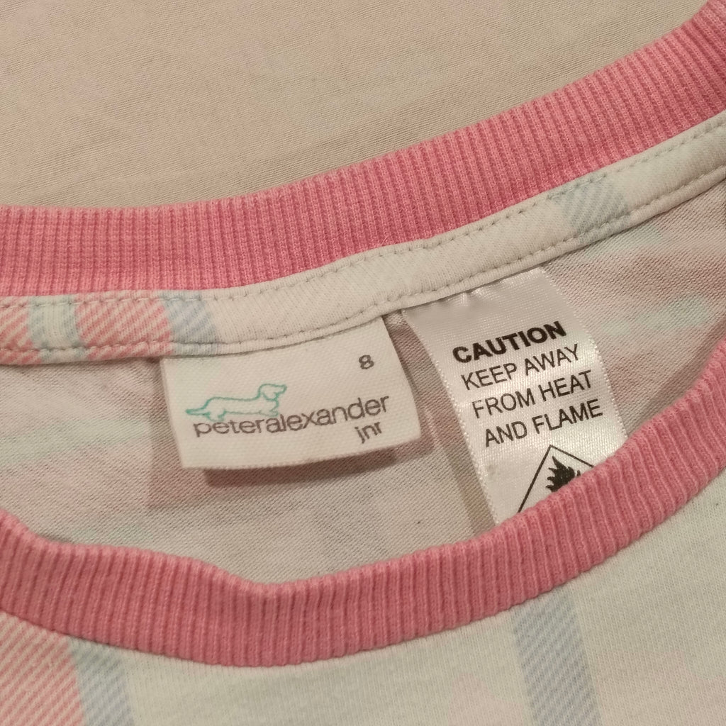 PETER ALEXANDER Pyjama Top Size 8 Long Sleeve Girls