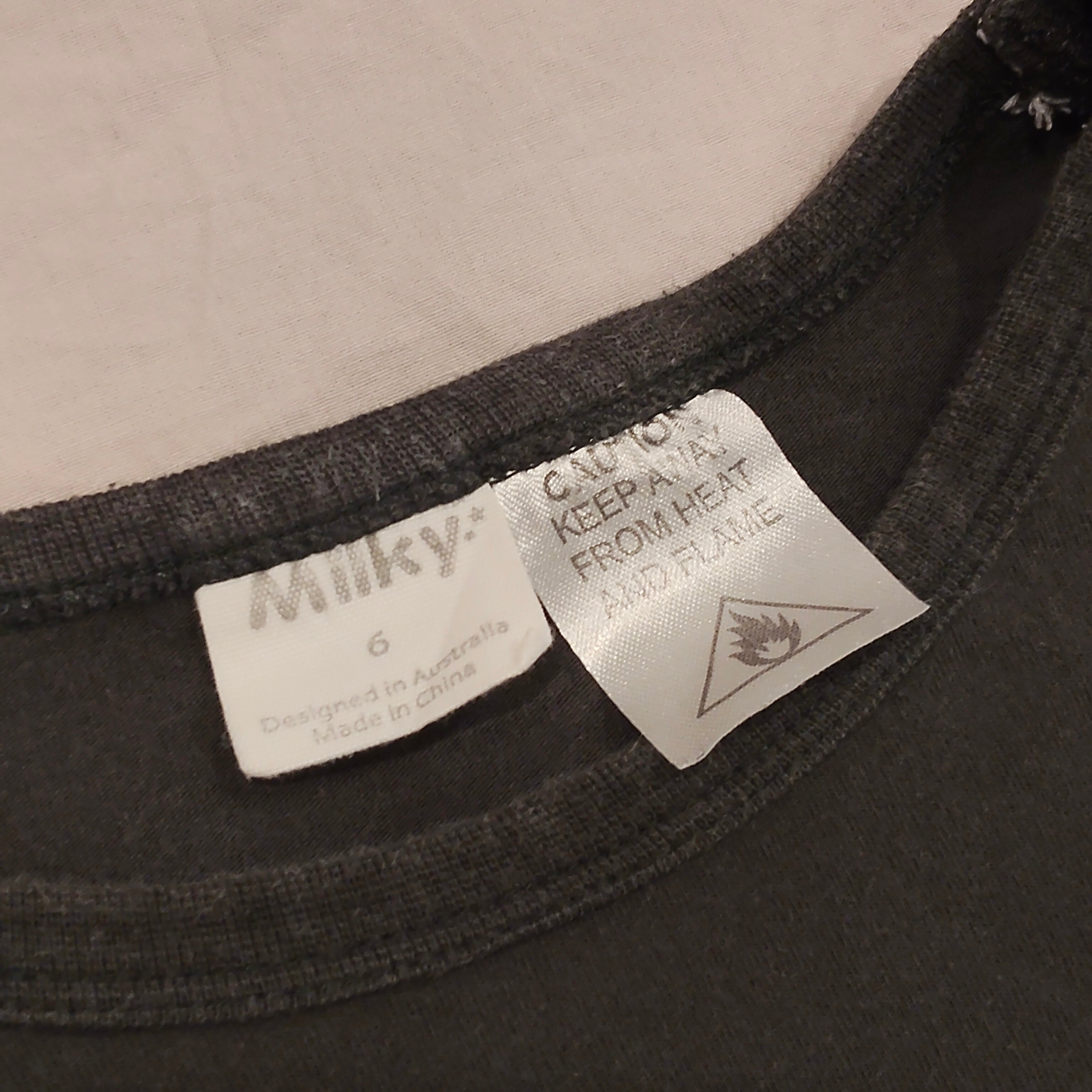 MILKY Top Size 6 Boys Long Sleeve Designed in Australia