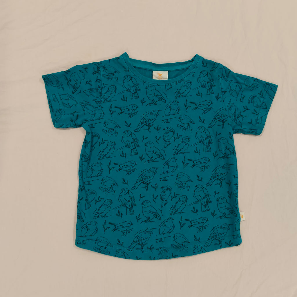 Little Yellow Bird top Size 4yrs Short Sleeve Organic Cotton