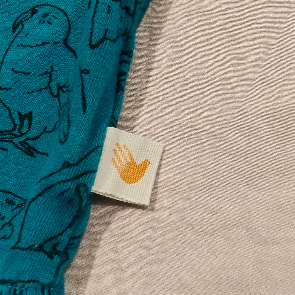 Little Yellow Bird top Size 4yrs Short Sleeve Organic Cotton