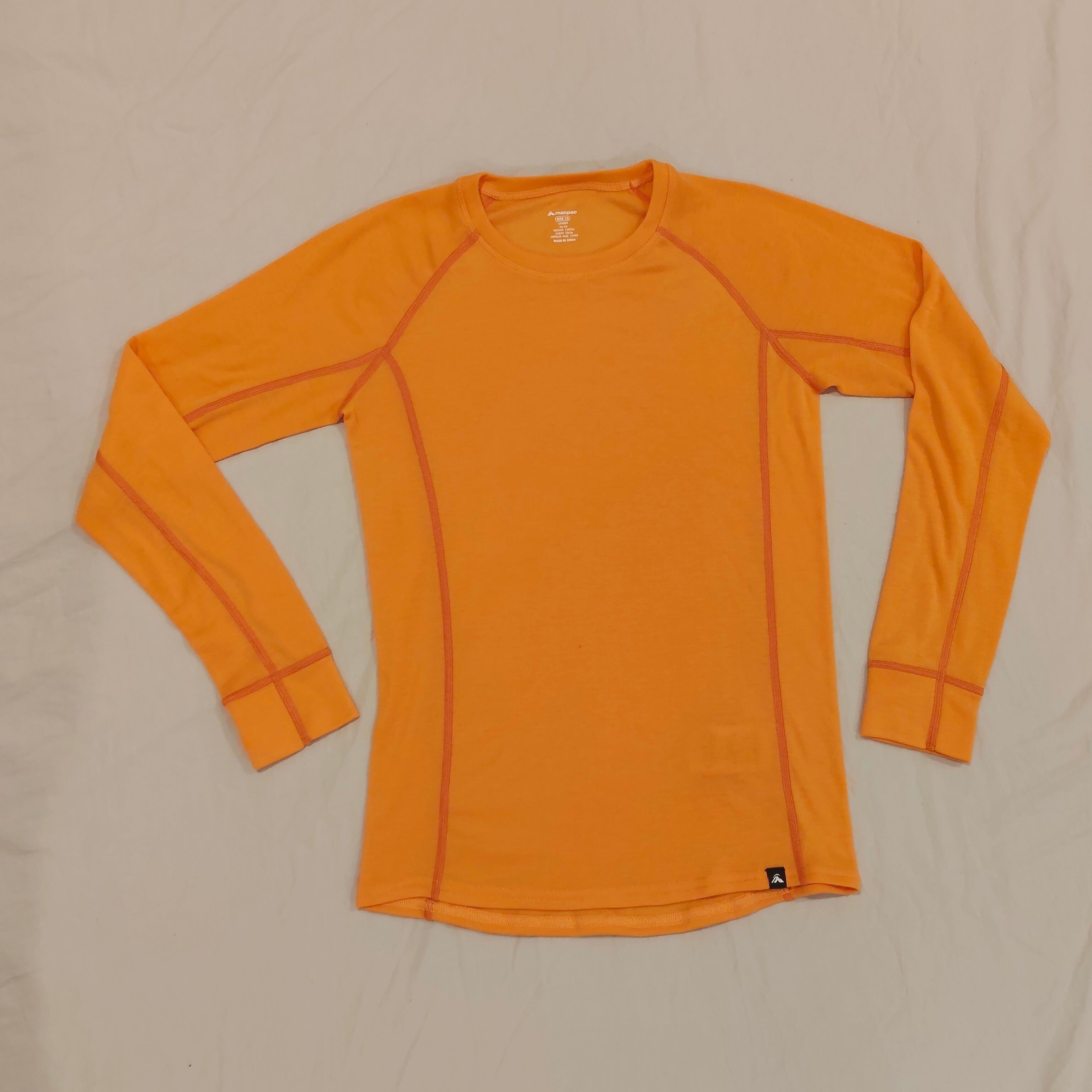 MACPAC Top Size 12Yrs Orange Long Sleeve
