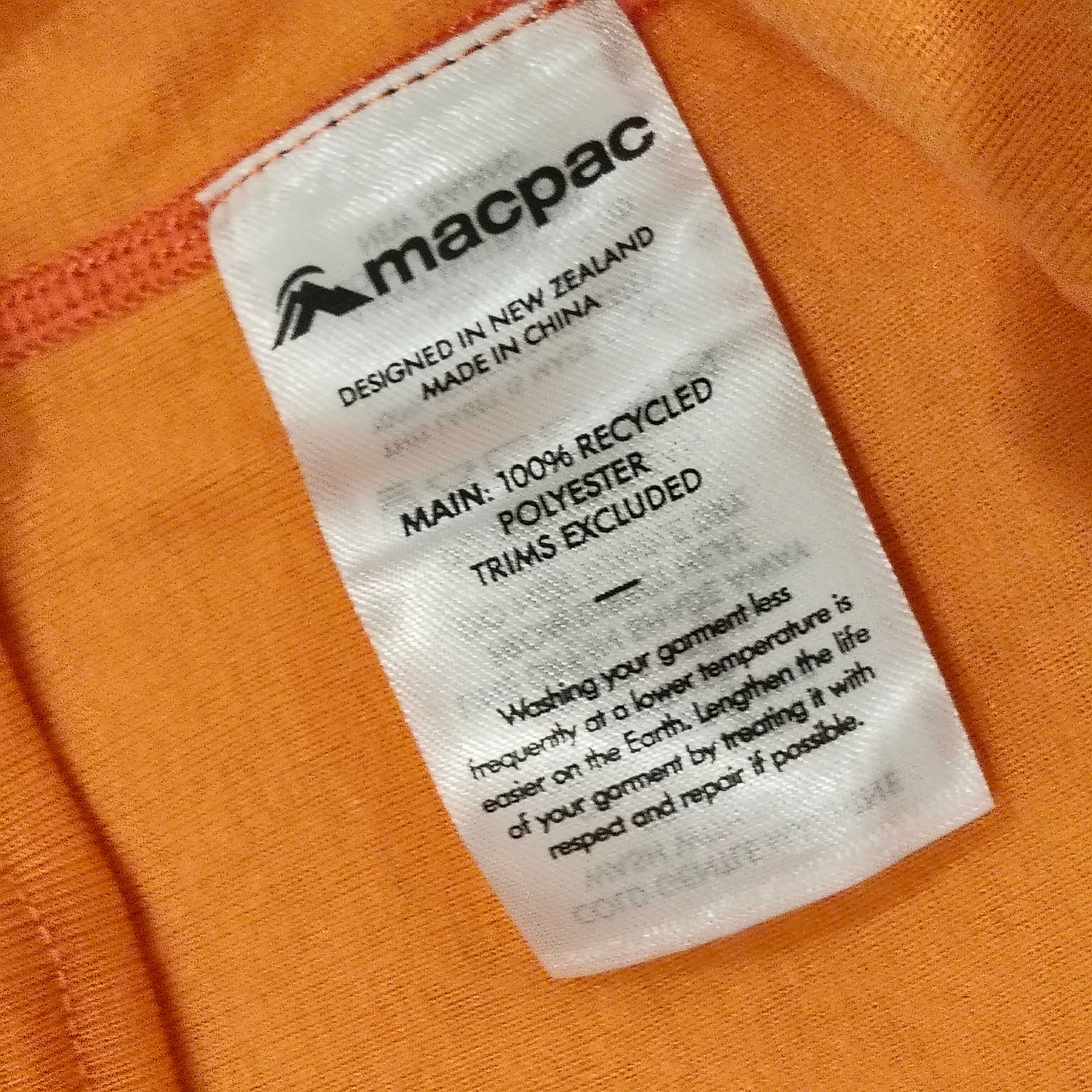 MACPAC Top Size 12Yrs Orange Long Sleeve