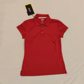 New ADIDAS Polo Shỉrt Golf Red Short Sleeve Women Size XS