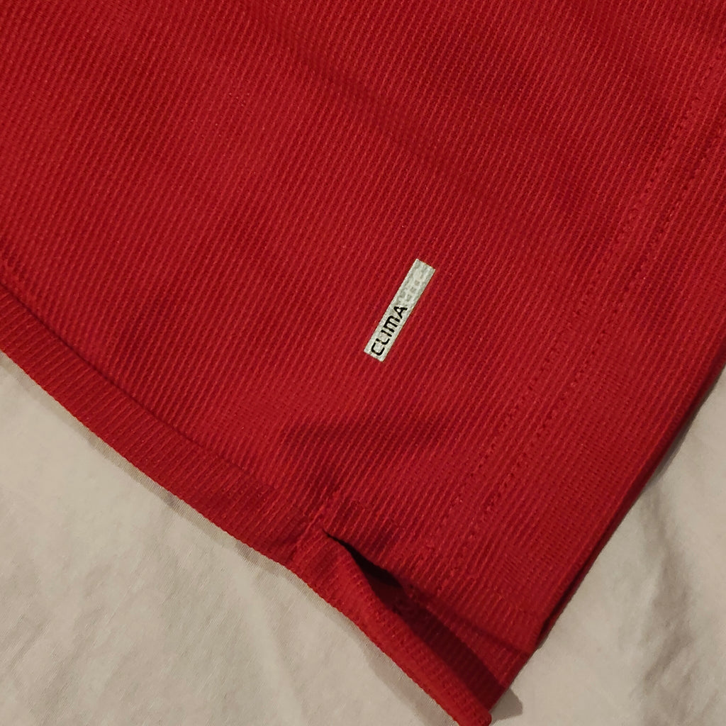 New ADIDAS Polo Shỉrt Golf Red Short Sleeve Women Size XS