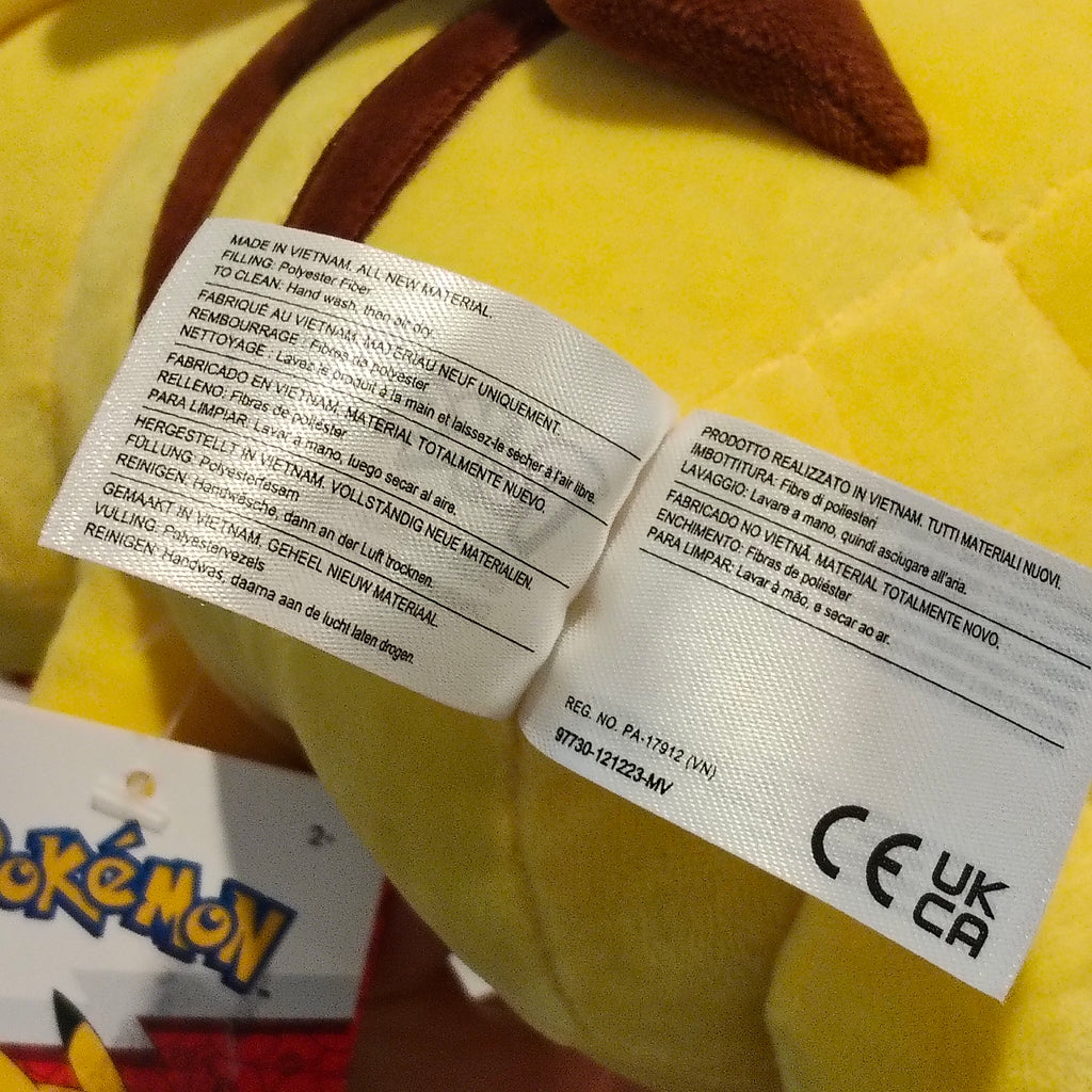 New POKEMON Pikachu plush soft toy 30cm