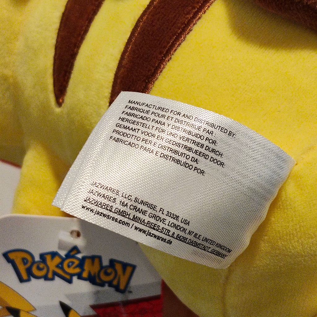 New POKEMON Pikachu plush soft toy 30cm