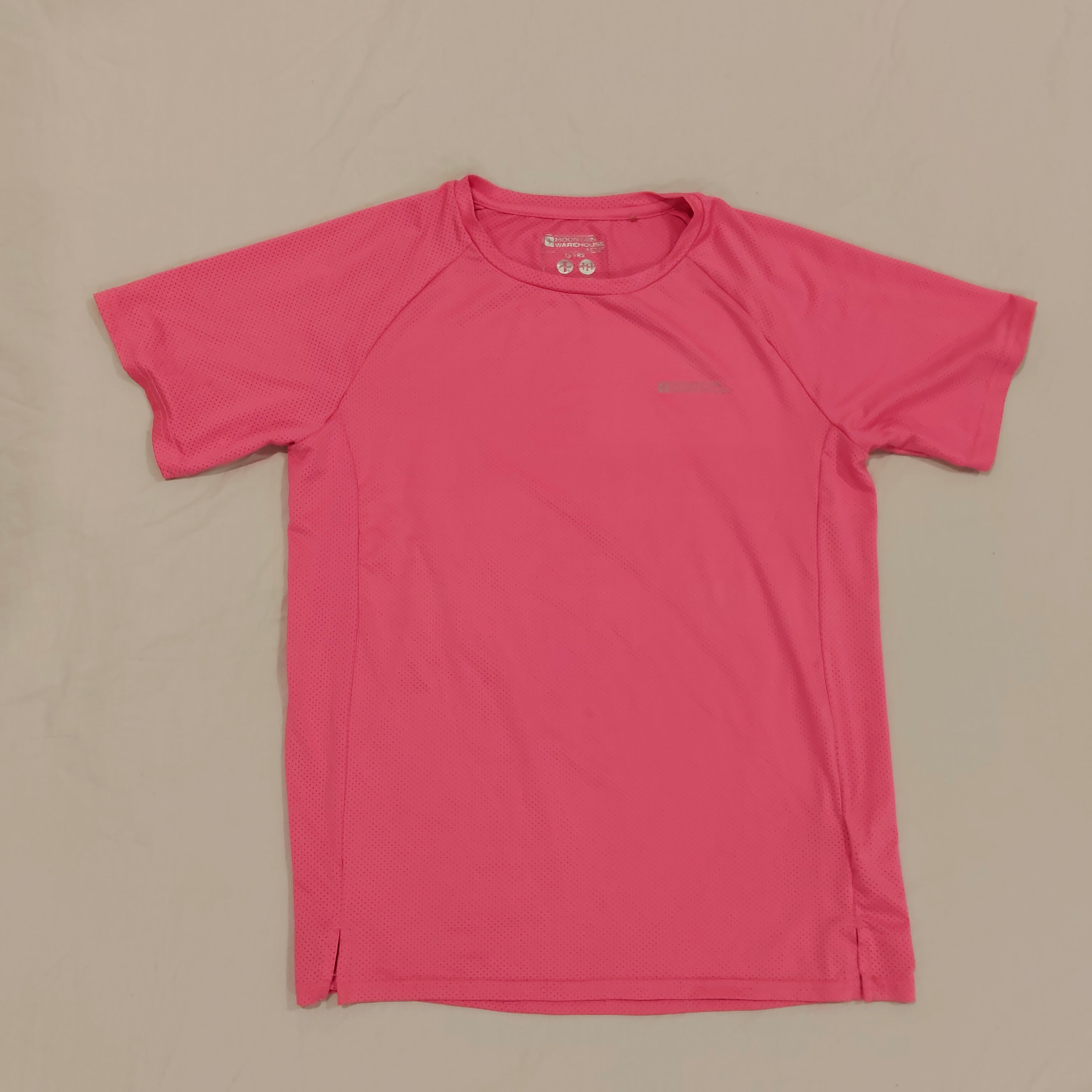 MOUNTAIN WAREHOUSE Top Size 13Yrs Girls Short Sleeve Pink