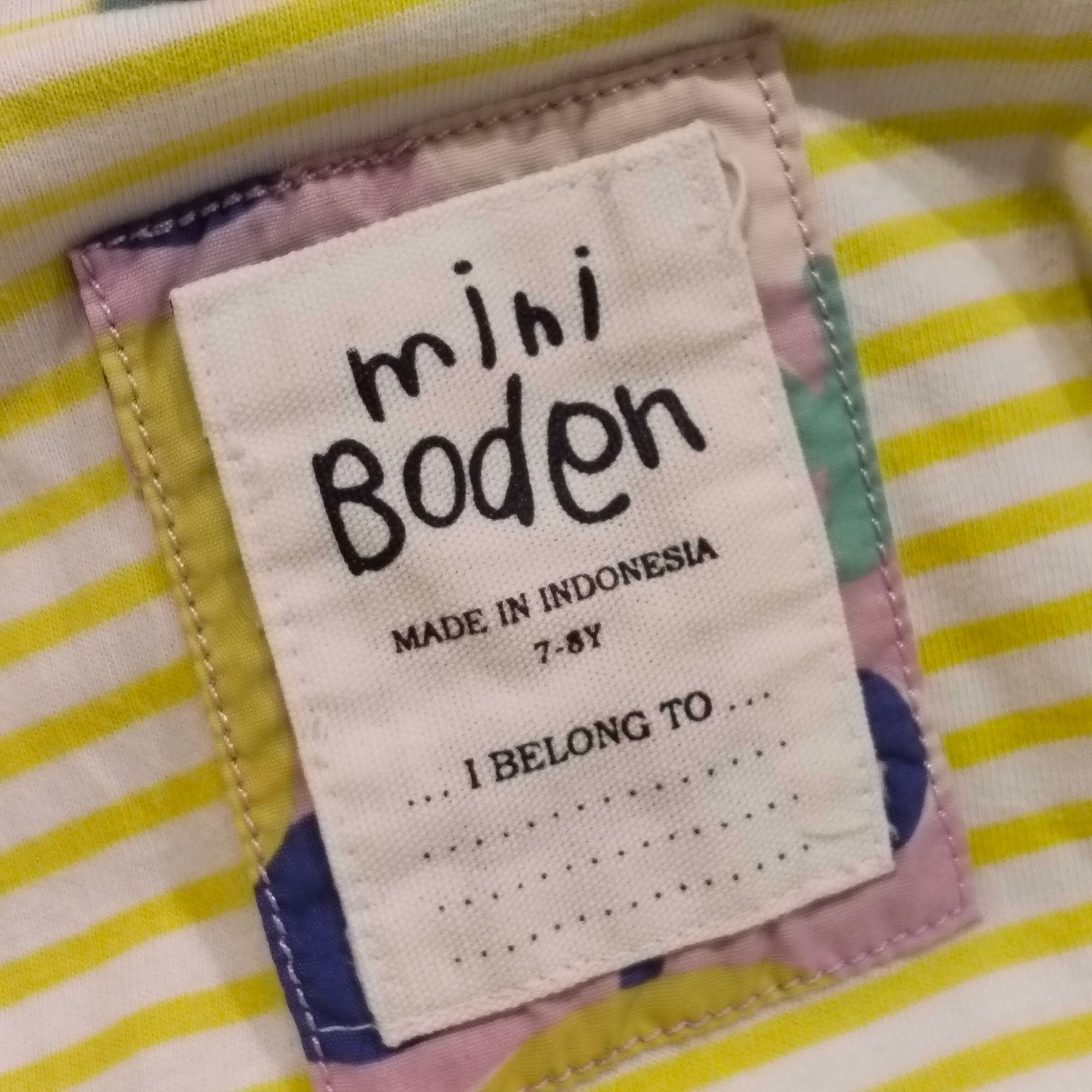 MINI BODEN colourful hooded rain jacket Size 7-8Yrs Girls