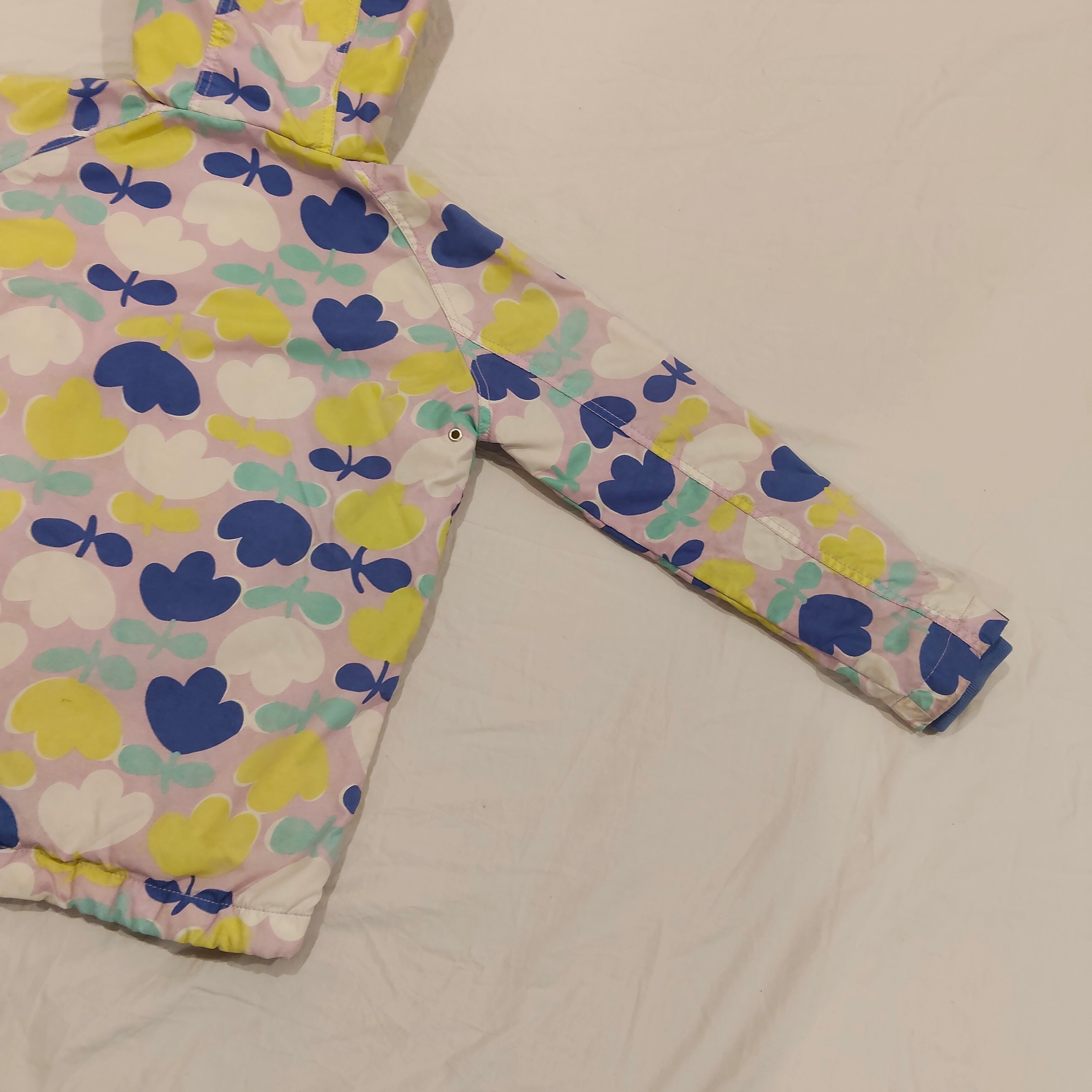 MINI BODEN colourful hooded rain jacket Size 7-8Yrs Girls