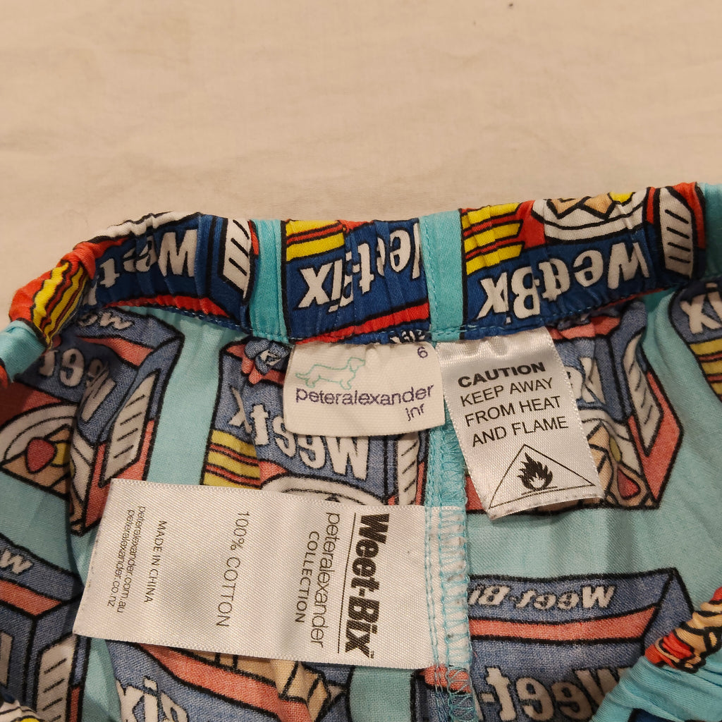PETER ALEXANDER Shorts Size 6yrs WEETBIX