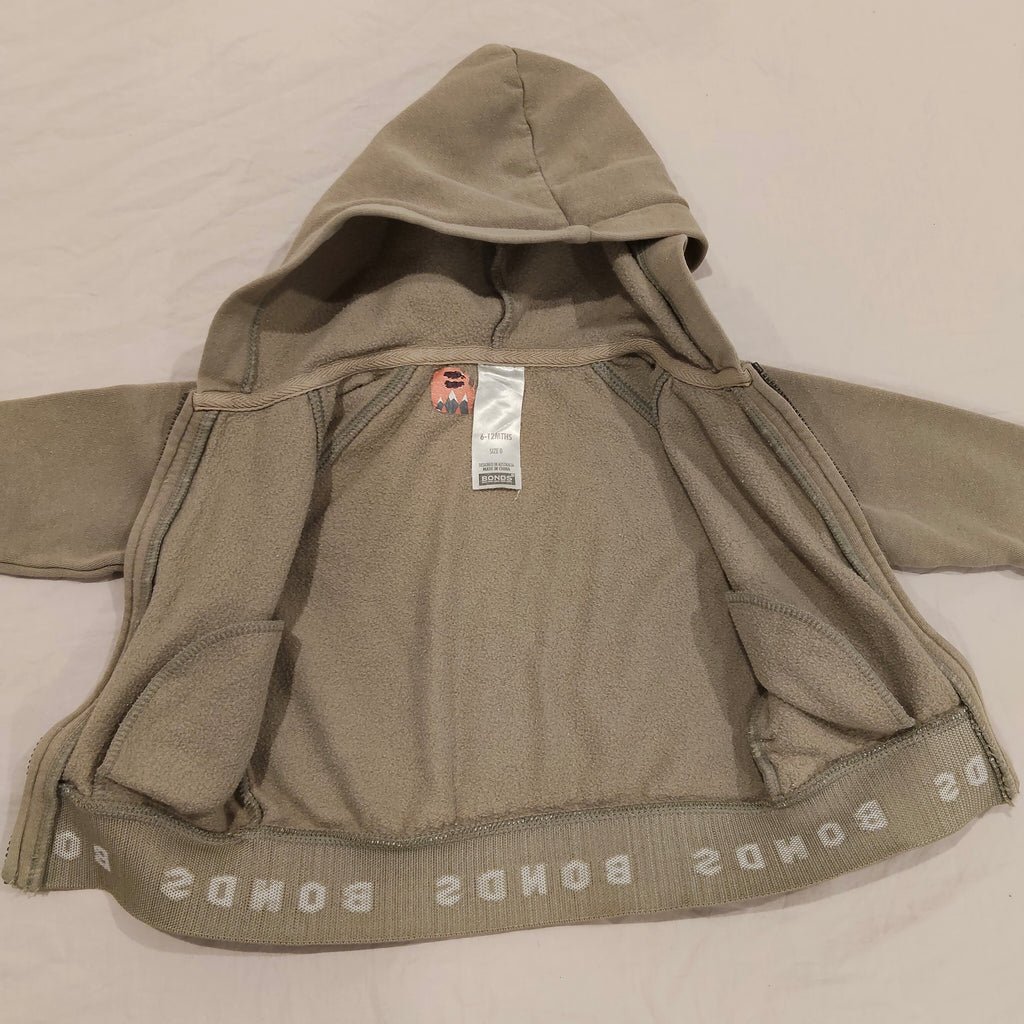 BONDS Zip Hoodie Size 6-12M Baby