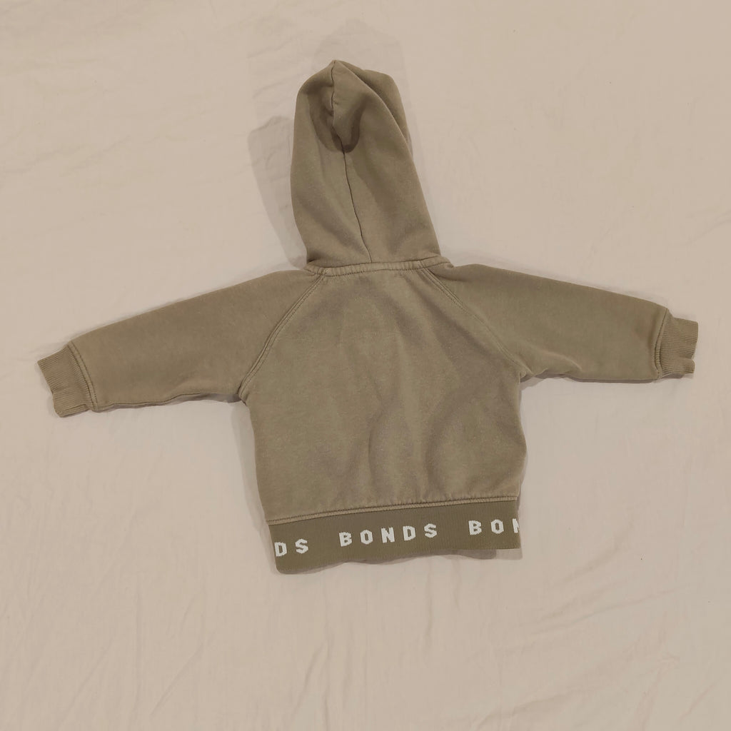 BONDS Zip Hoodie Size 6-12M Baby