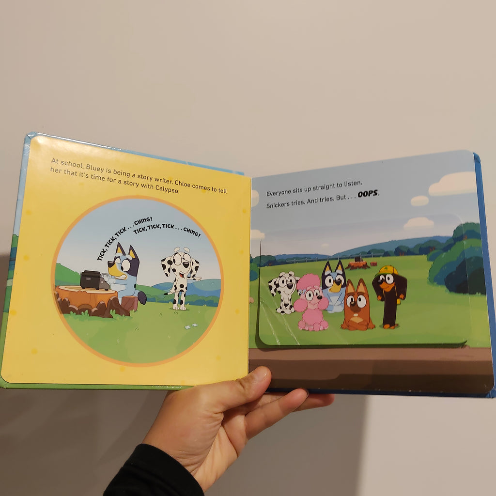 BLUEY Typewriter lift-the-flap BOARDBOOK