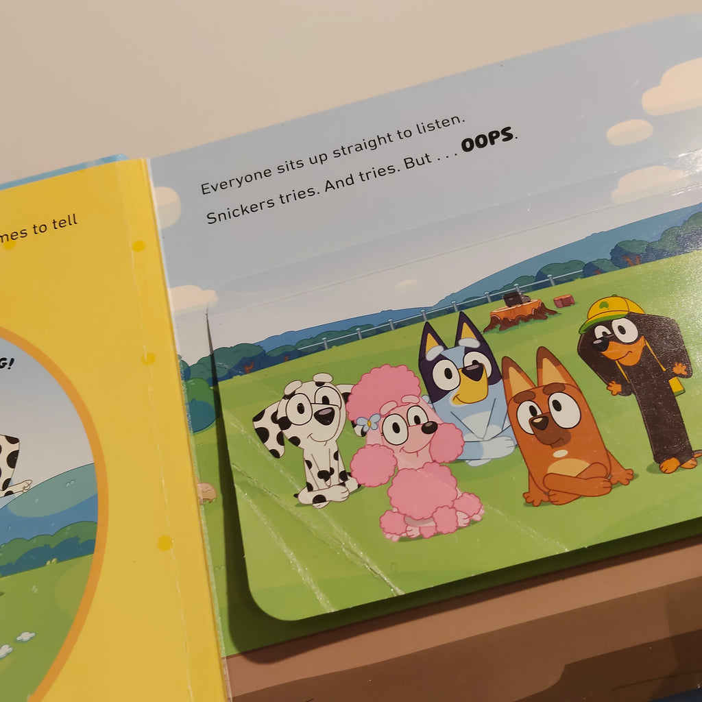 BLUEY Typewriter lift-the-flap BOARDBOOK