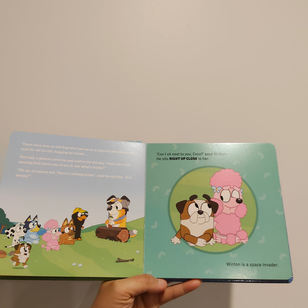 BLUEY Typewriter lift-the-flap BOARDBOOK