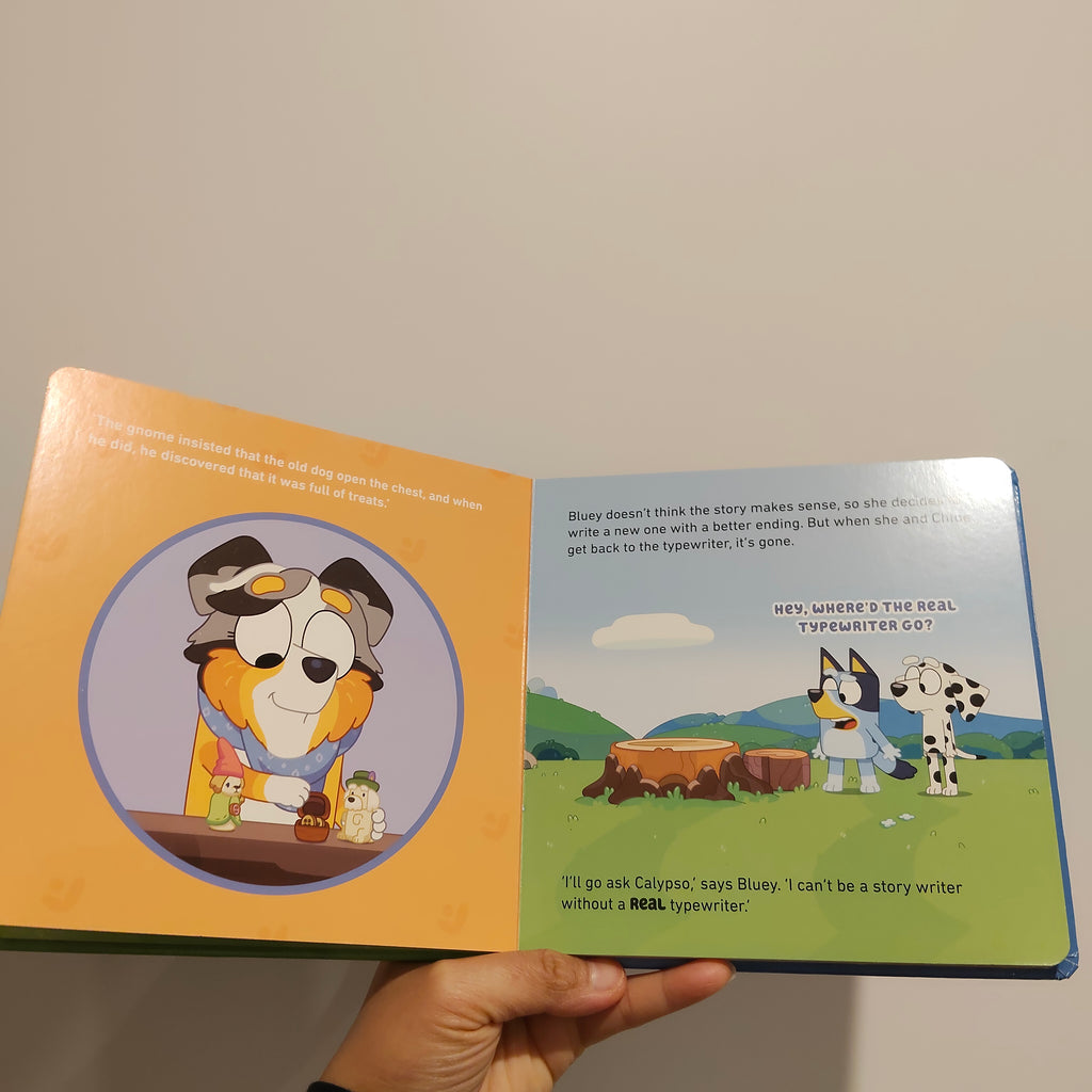 BLUEY Typewriter lift-the-flap BOARDBOOK