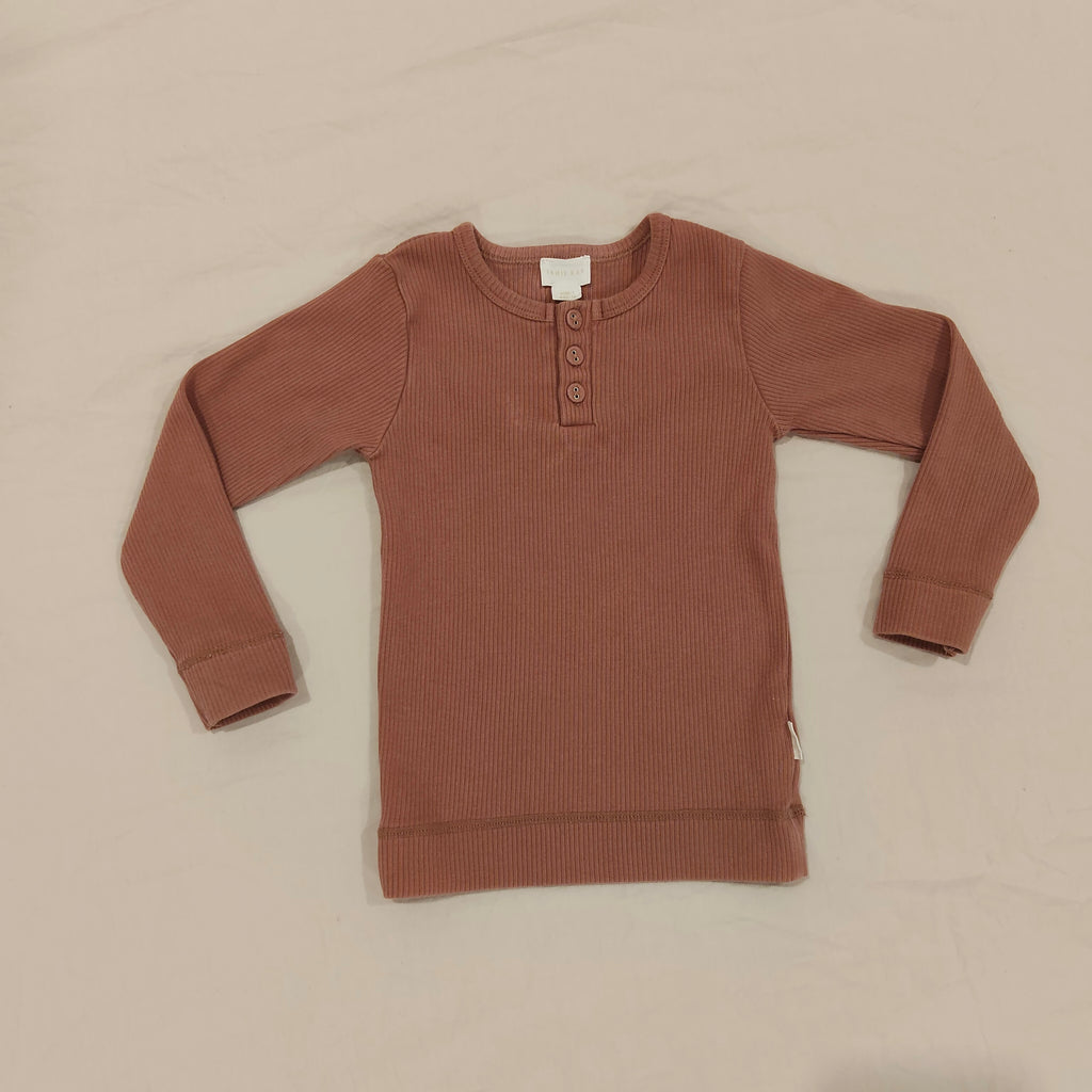 JAMIE KAY rib top size 1yr Girls long sleeve organic cotton