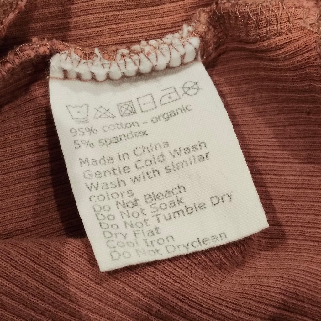 JAMIE KAY rib top size 1yr Girls long sleeve organic cotton