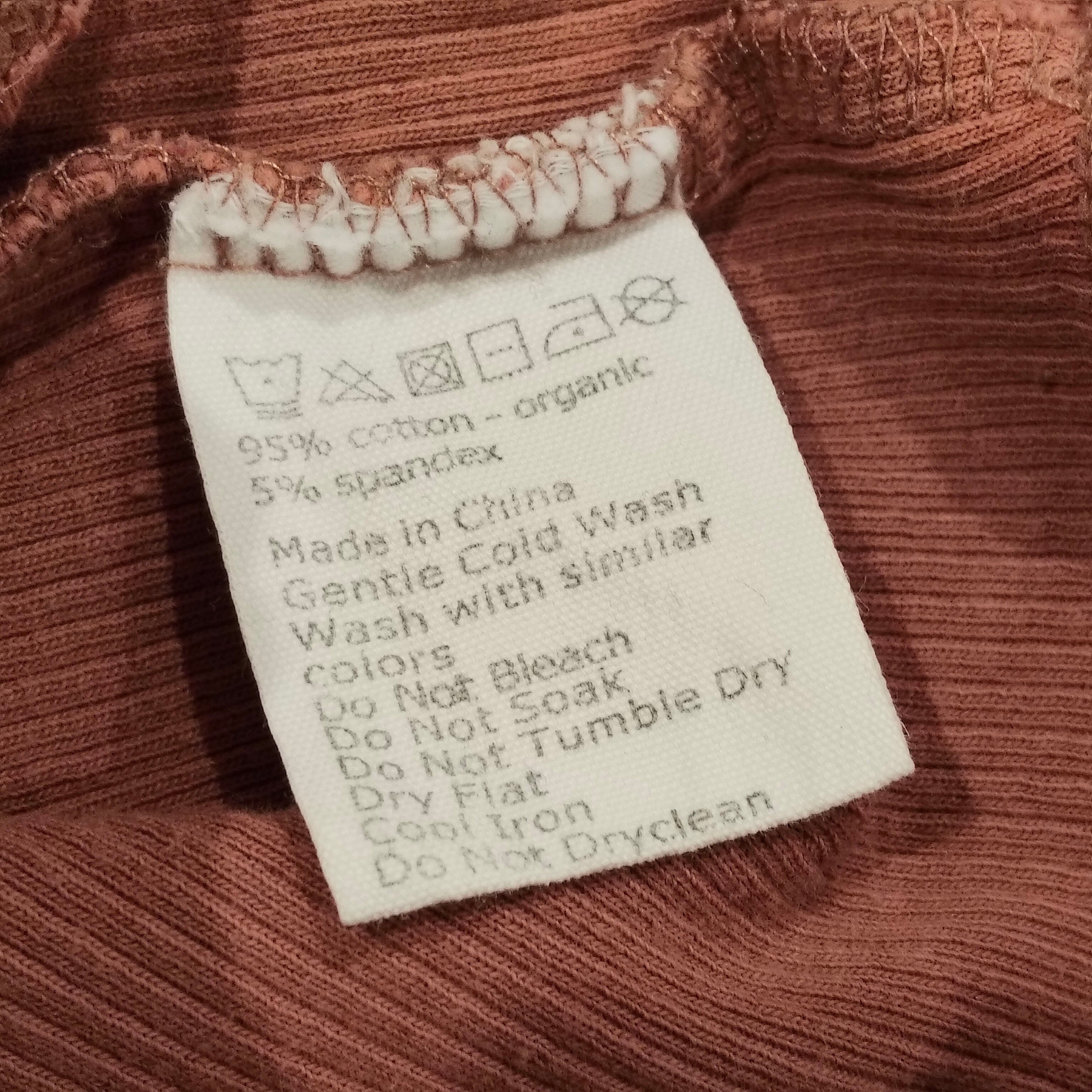 JAMIE KAY rib top size 1yr Girls long sleeve organic cotton