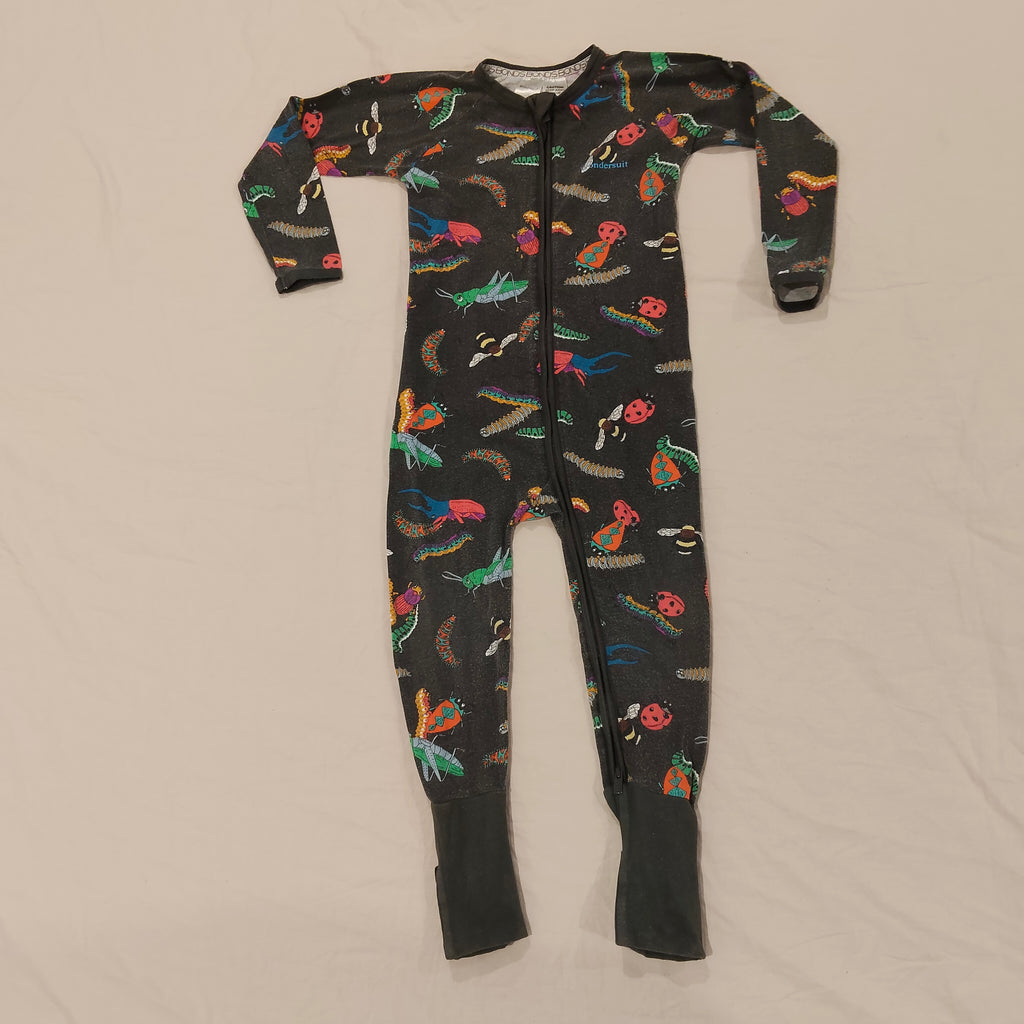 BONDS Wondersuit Size 3 "Little Backyard Helpers" insect print